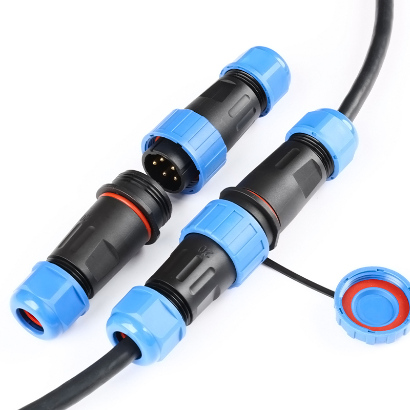 LD12--16-20-32 screw crimping 2pin/3pin/4pin/5pin/6-pin waterproof aviation connector plug socket IP68, wire connector, lockable and movable, female head and male seat