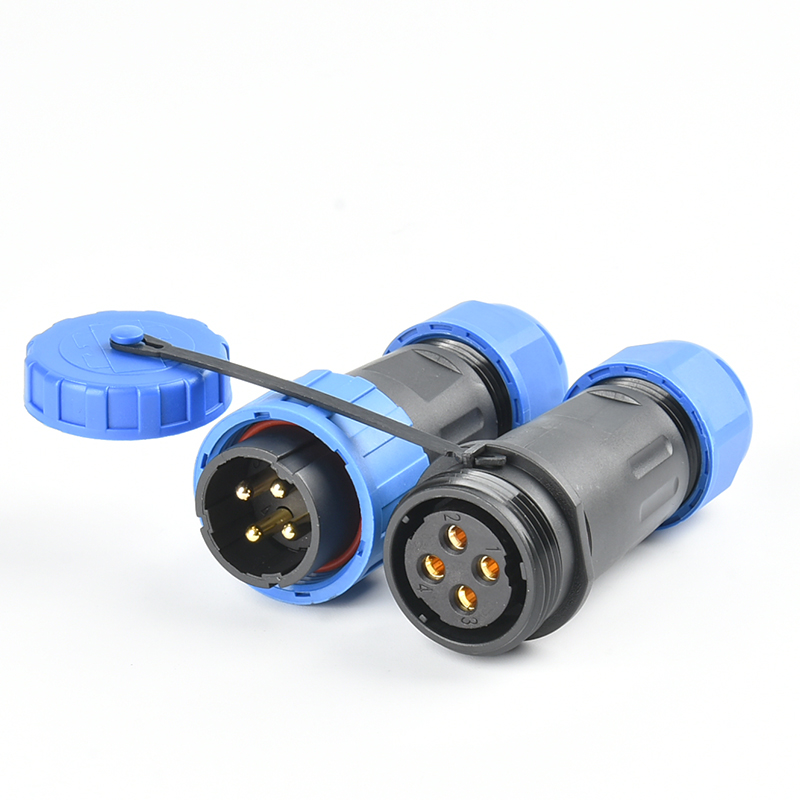 LD12--16-20-32 screw crimping 2pin/3pin/4pin/5pin/6-pin waterproof aviation connector plug socket IP68, wire connector, lockable and movable, female head and male seat