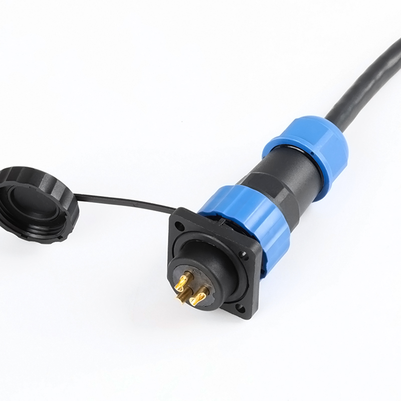 SD16/SD28 panel installation (16mm-28mm) waterproof aviation connector male plug and female socket 3-pin~24 pin cable plug socket IP68