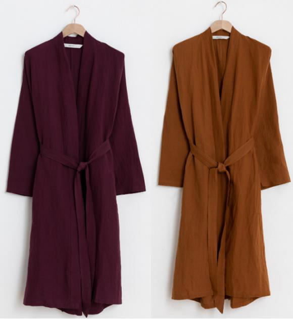 Cotton bathrobes