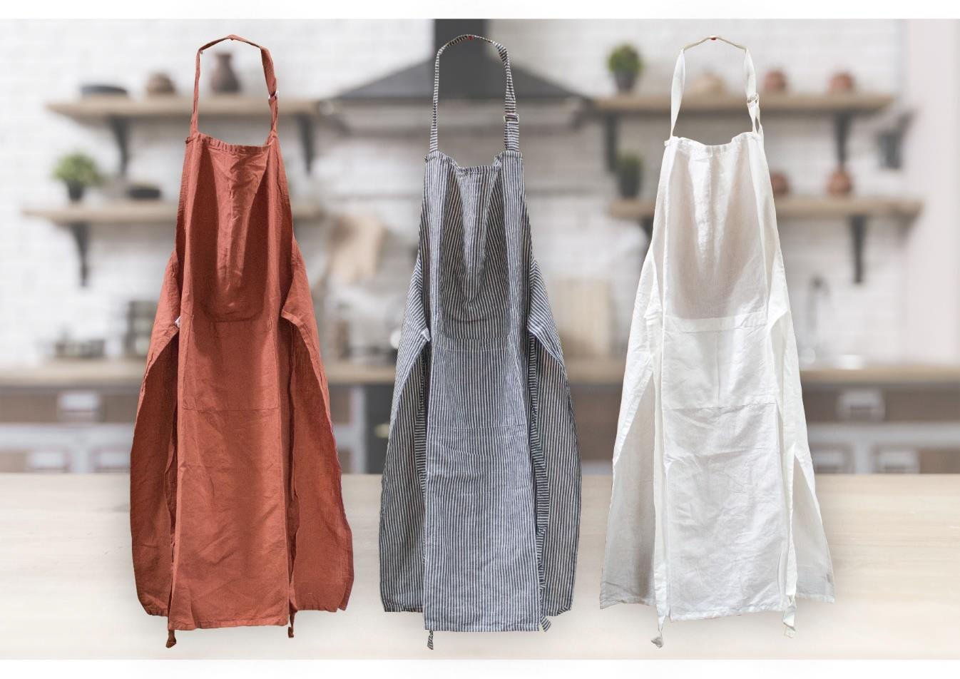 Set of 3 Kitchen Aprons