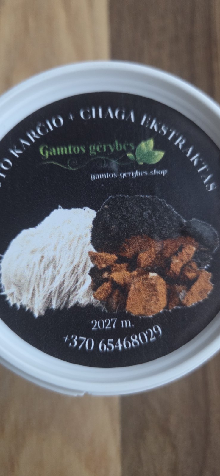 Liūto karčio + Chaga ekstraktas