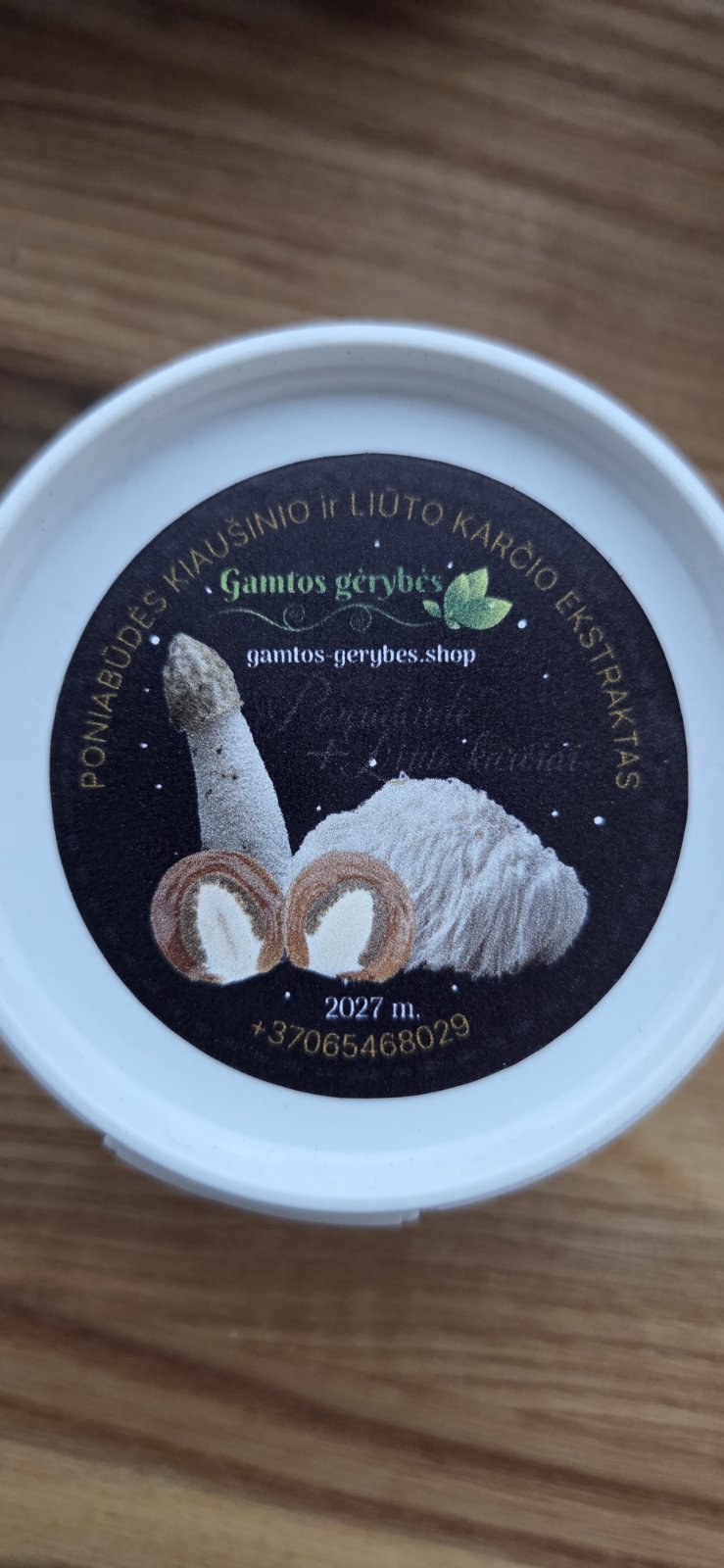 Poniabūdės kiaušinio ir Liūto karčio ekstraktas