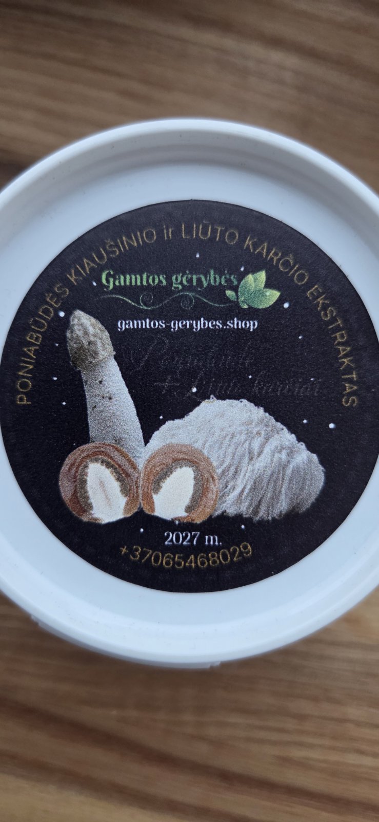 Poniabūdės kiaušinio ir Liūto karčio ekstraktas