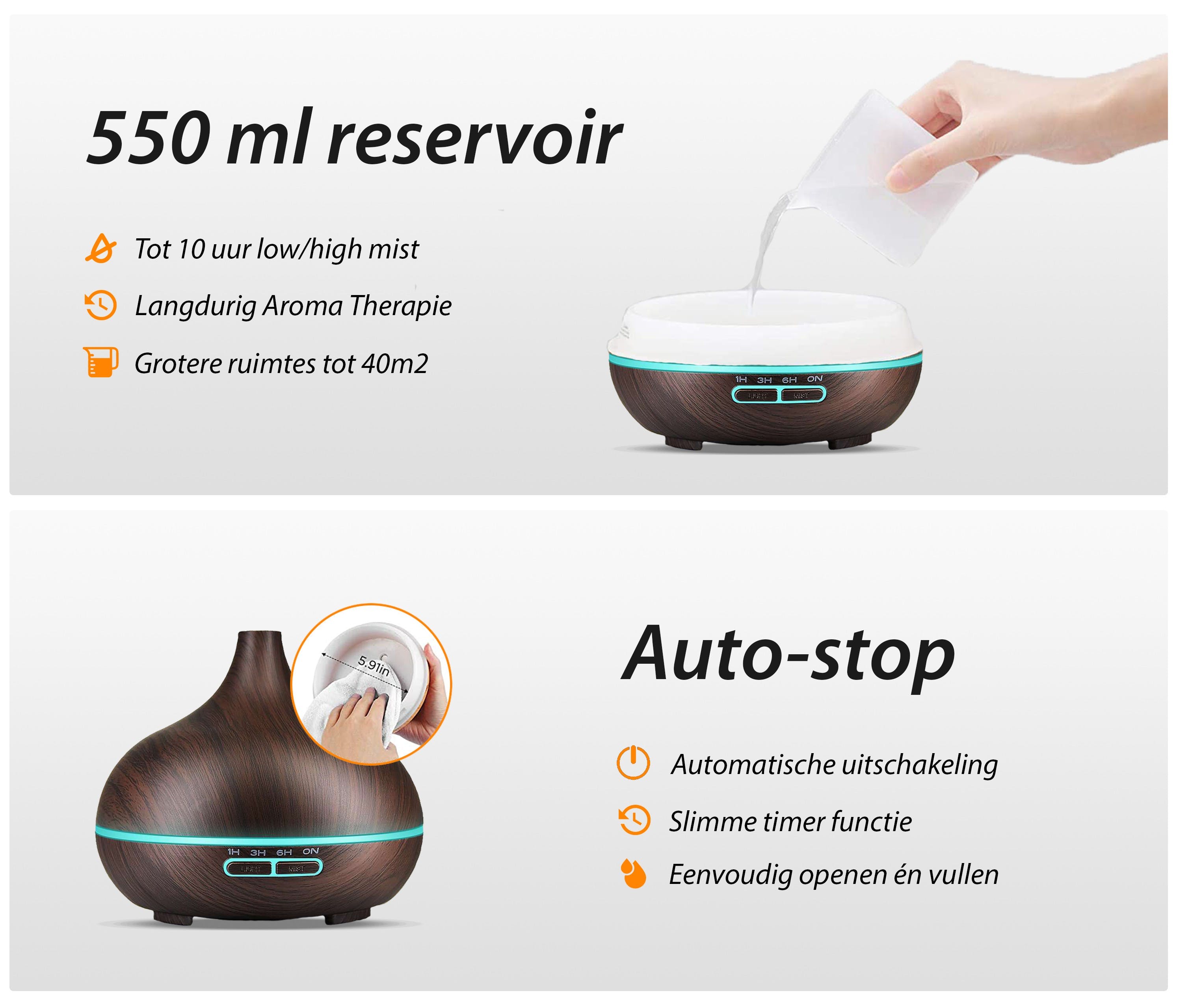  Aroma Diffuser  Essential Pro – Dark Wood 