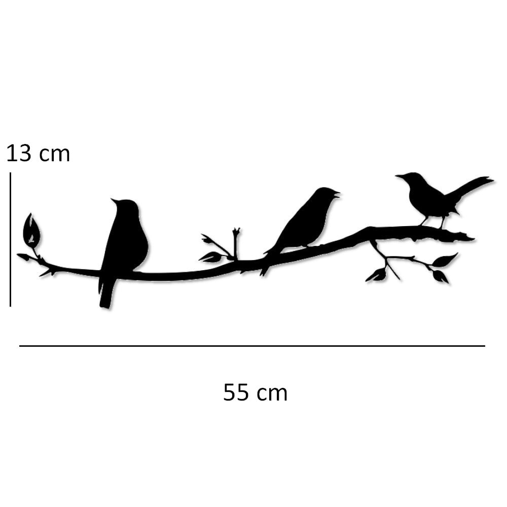 Metalen Wanddecoratie – Les Merles 