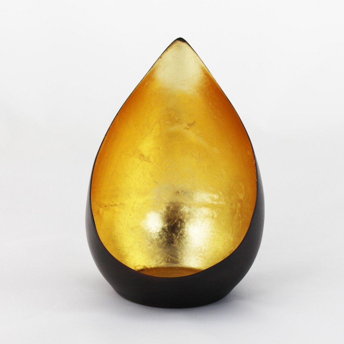 Theelichthouder Flame – Goud