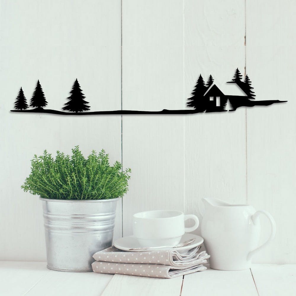 Metalen Wanddecoratie – Chalet Finlandais
