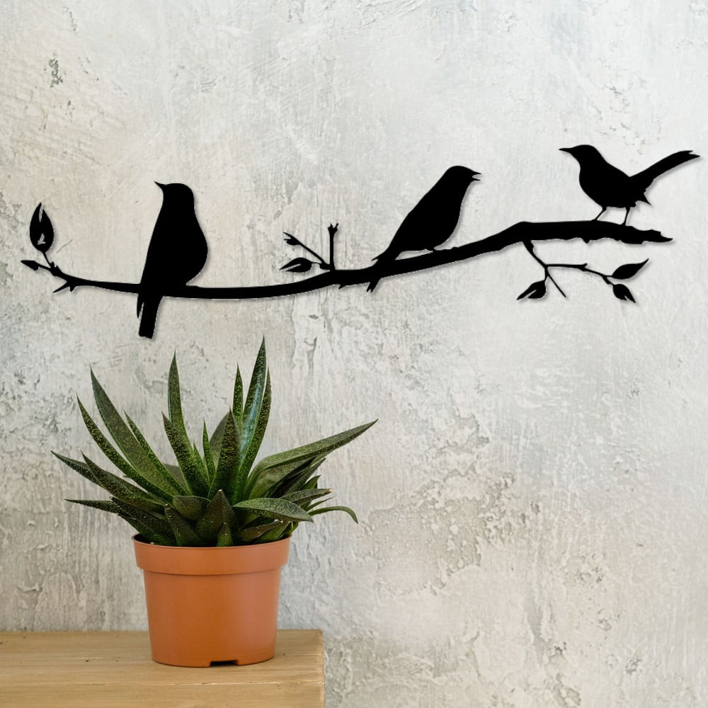 Metalen Wanddecoratie – Les Merles 