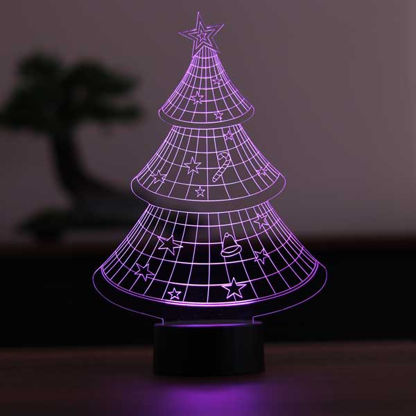 LED 3D Tafellamp – Christmas Tree