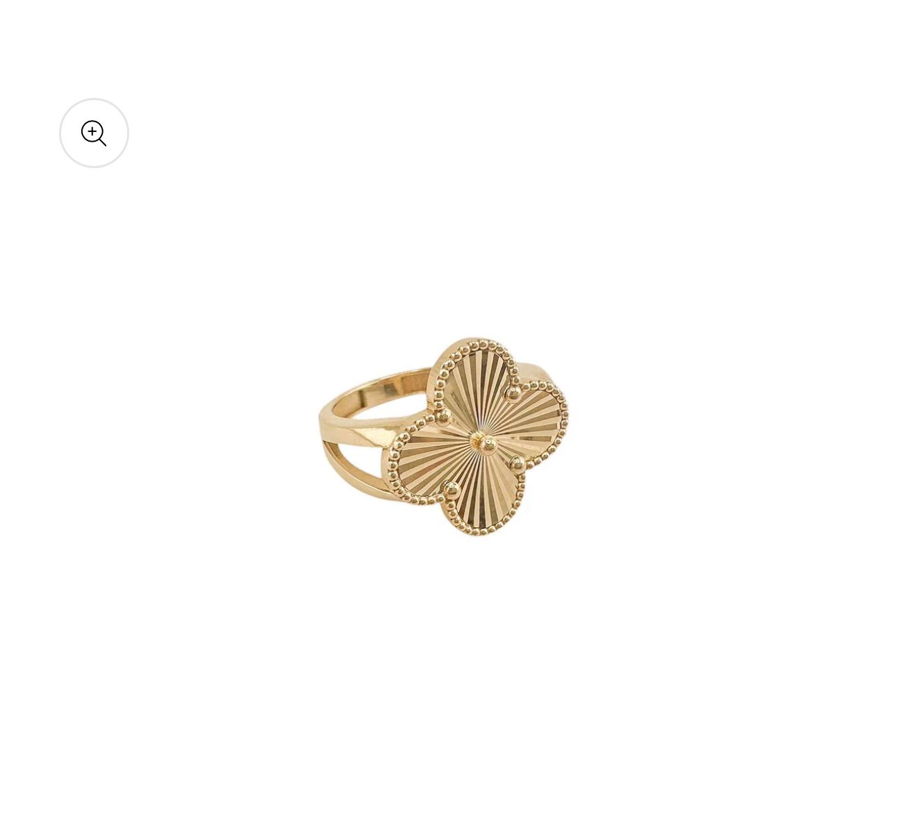 Gold Clover Ring