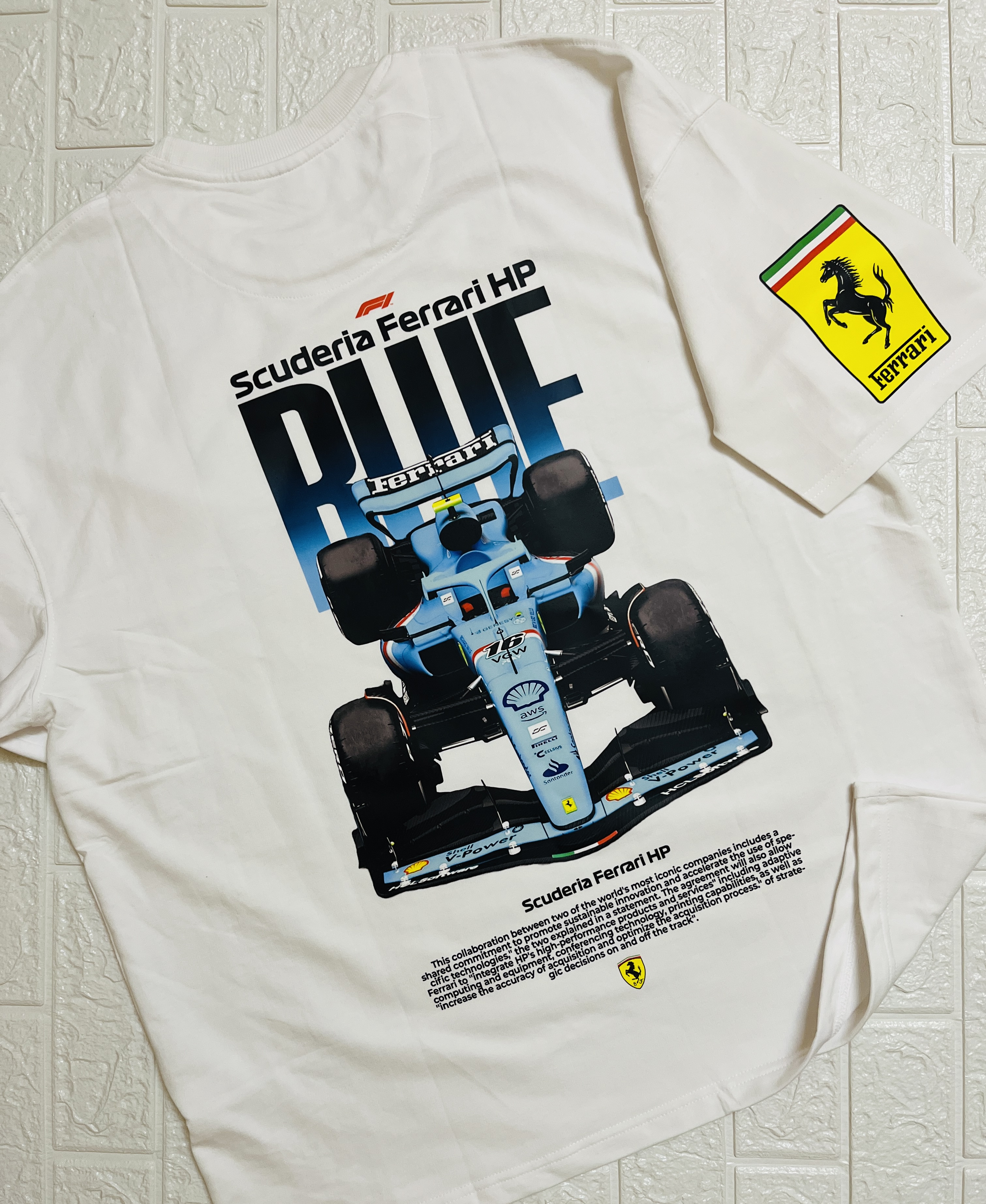 Scuderia Ferrari HP Blue Formula 1 T-shirt