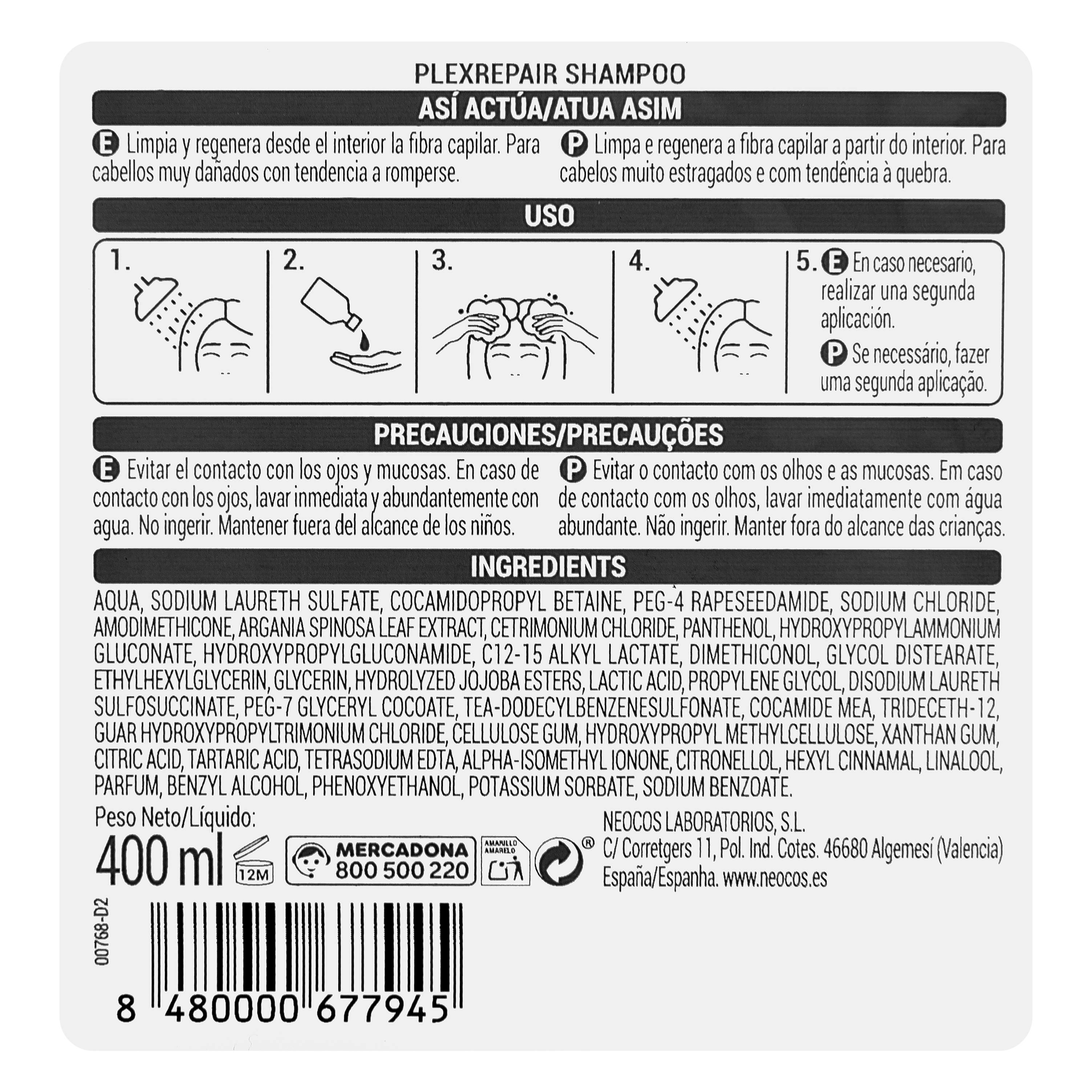 Szampon Deliplus Plex Repair