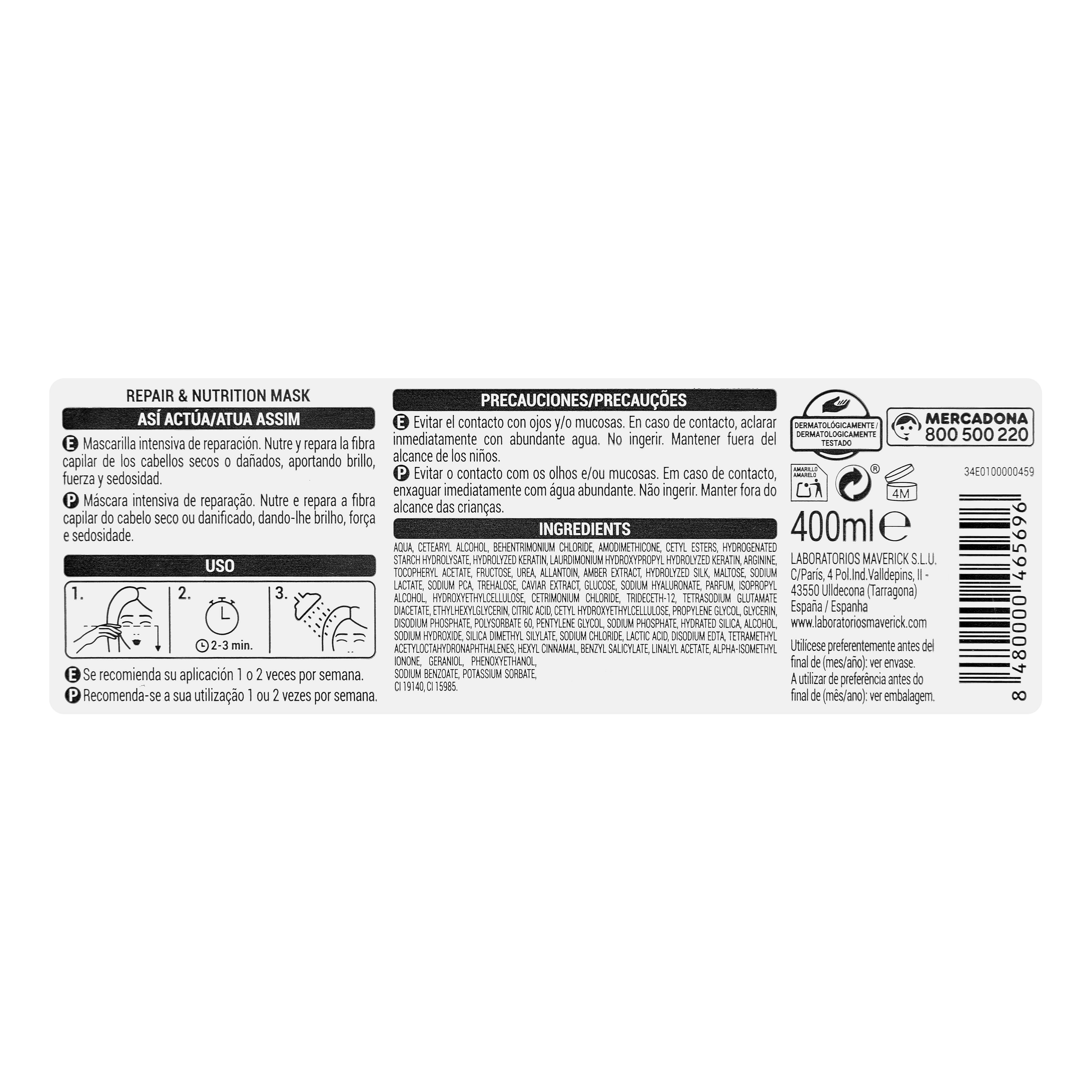 Maska regenerująca Repair & Nutrition