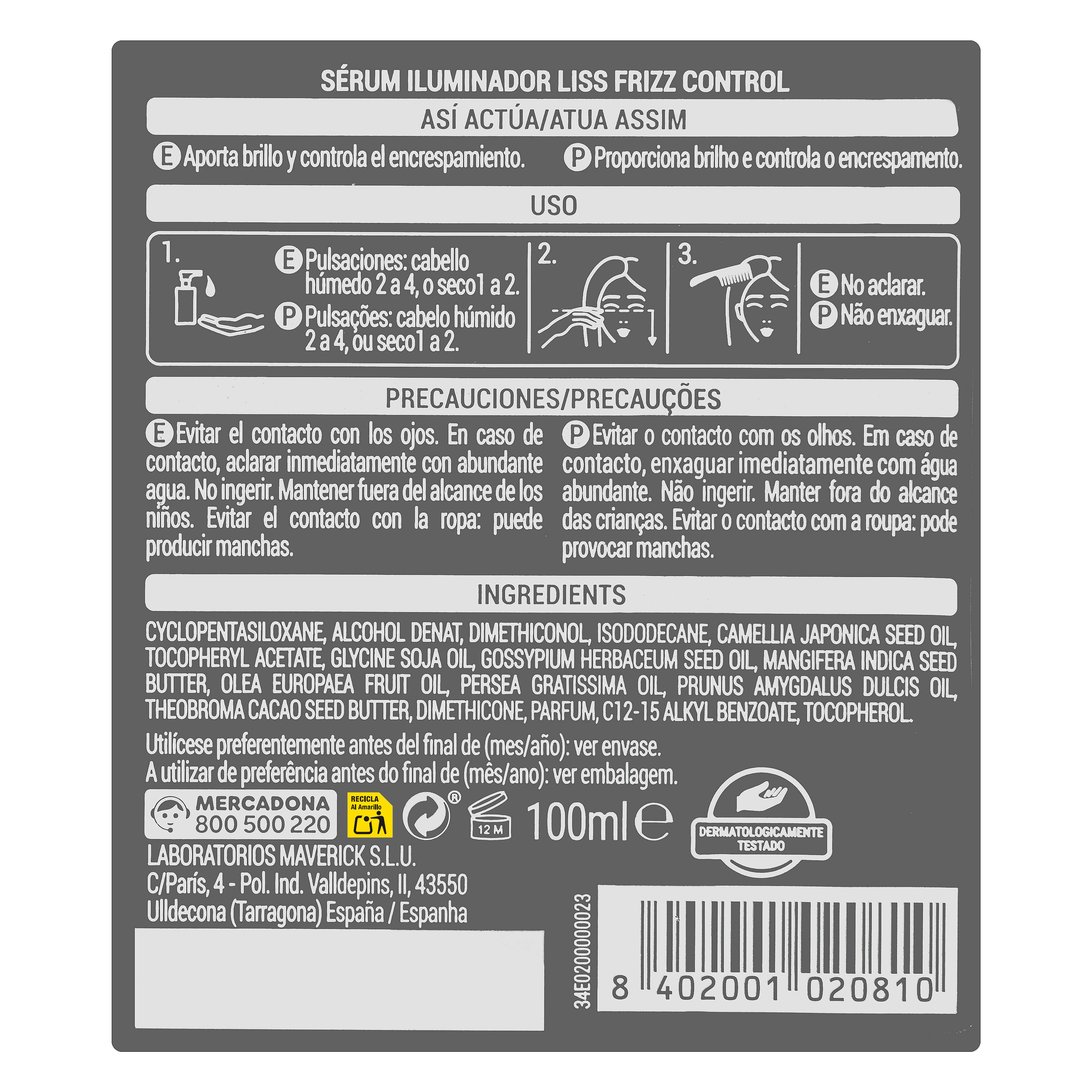 Serum wygładzające Liss Frizz Control