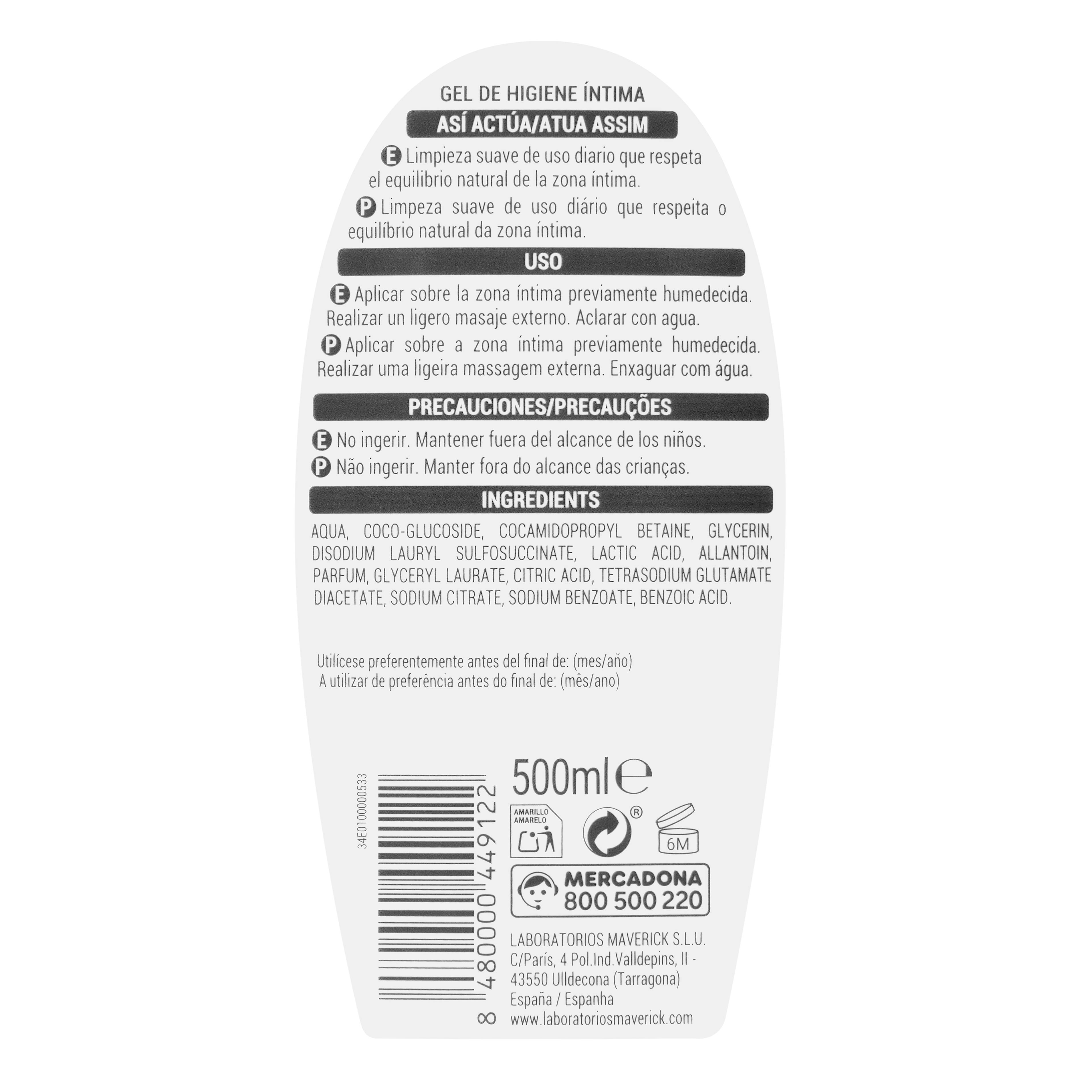 Żel do higieny intymnej Deliplus