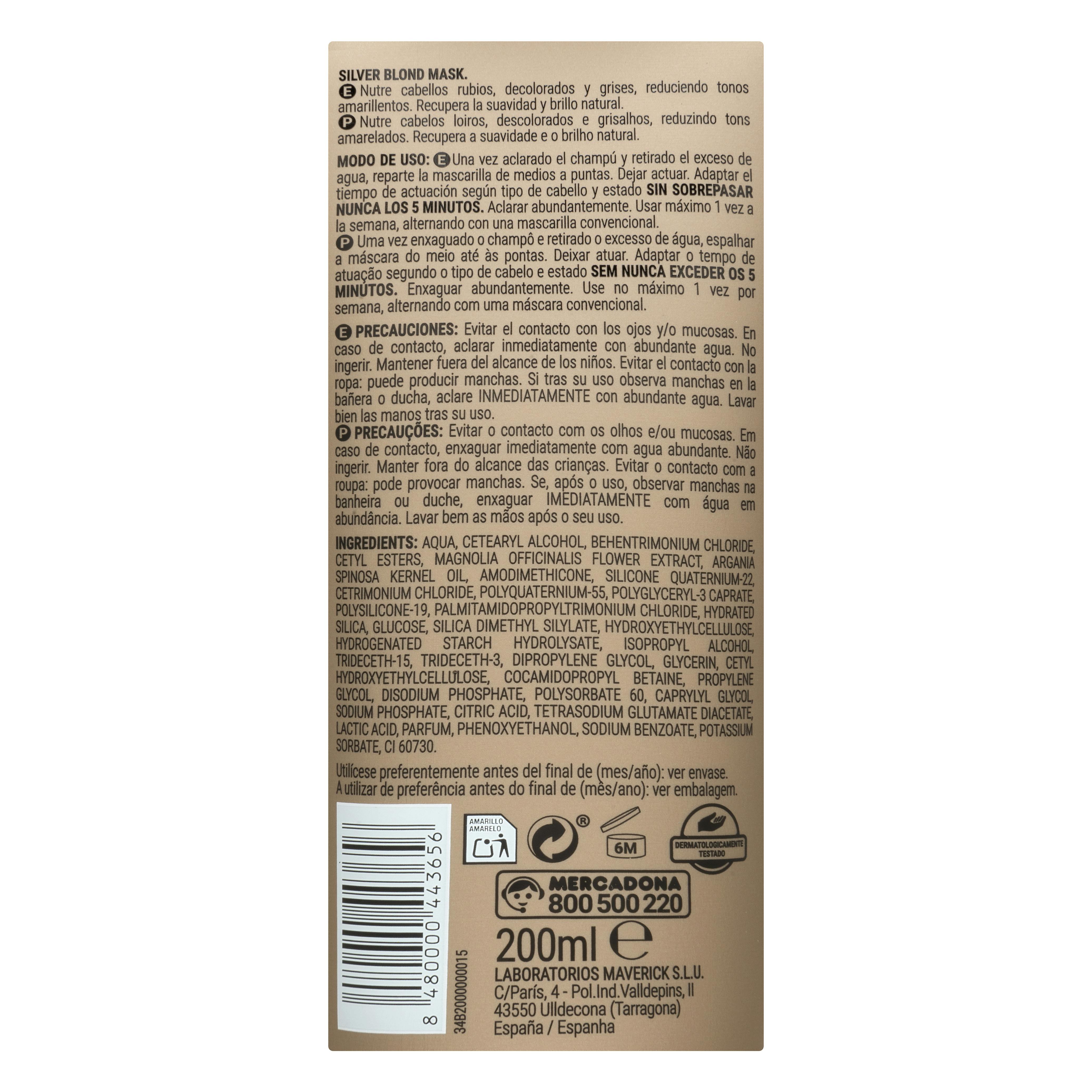 Maska do włosów Silver Blond