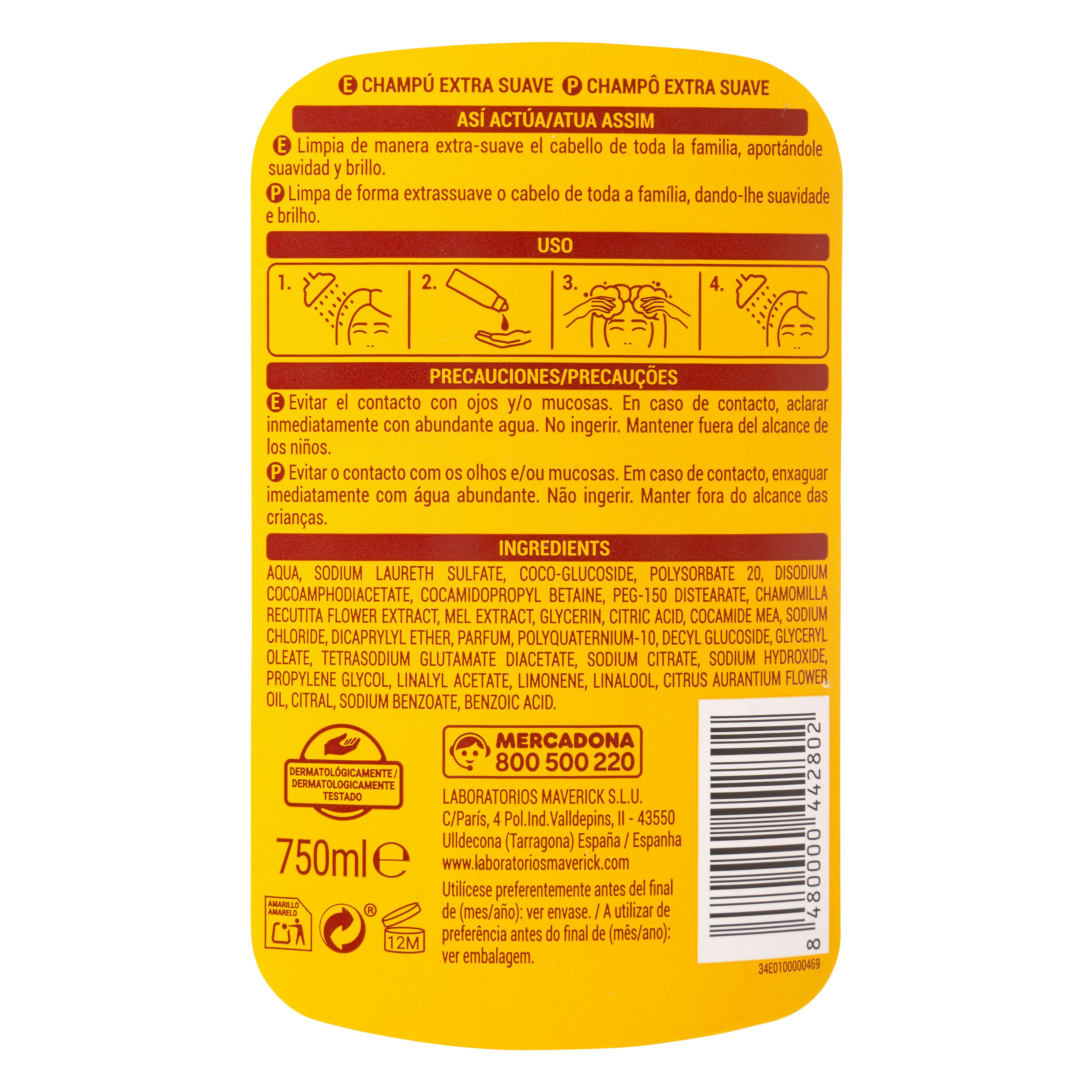 Szampon Deliplus Extra Suave