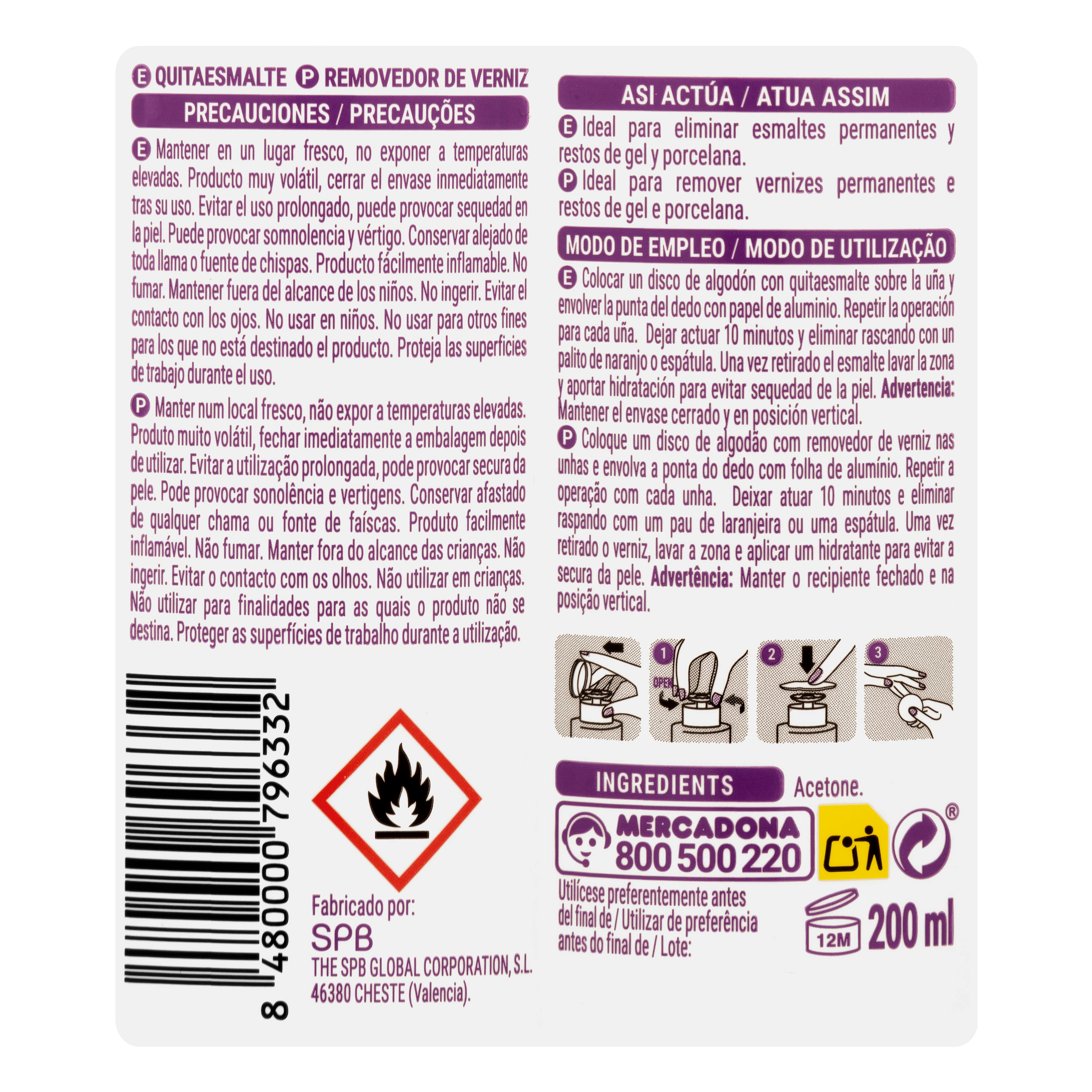 💅Pura Acetona Deliplus