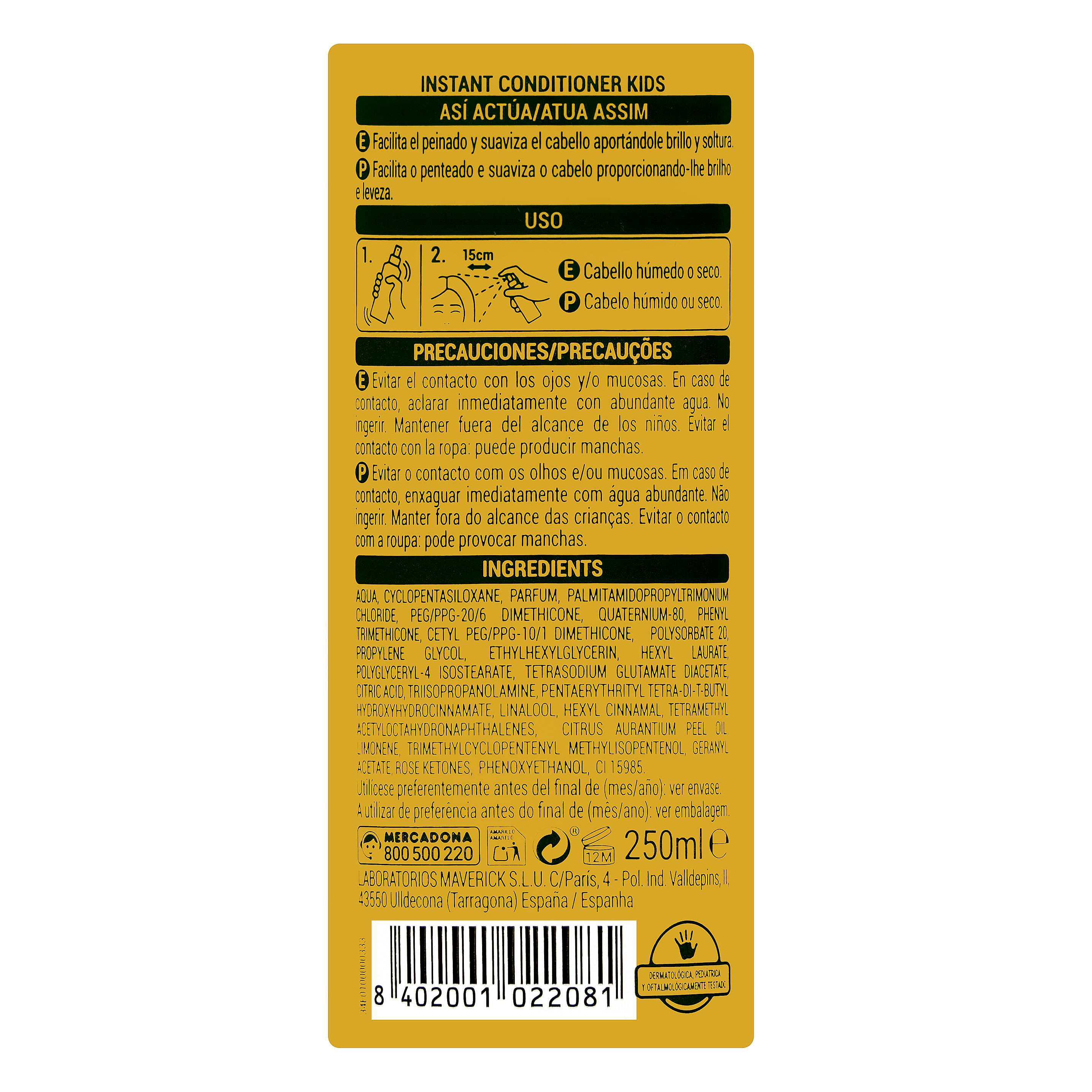 Odżywka Instant w sprayu Kids