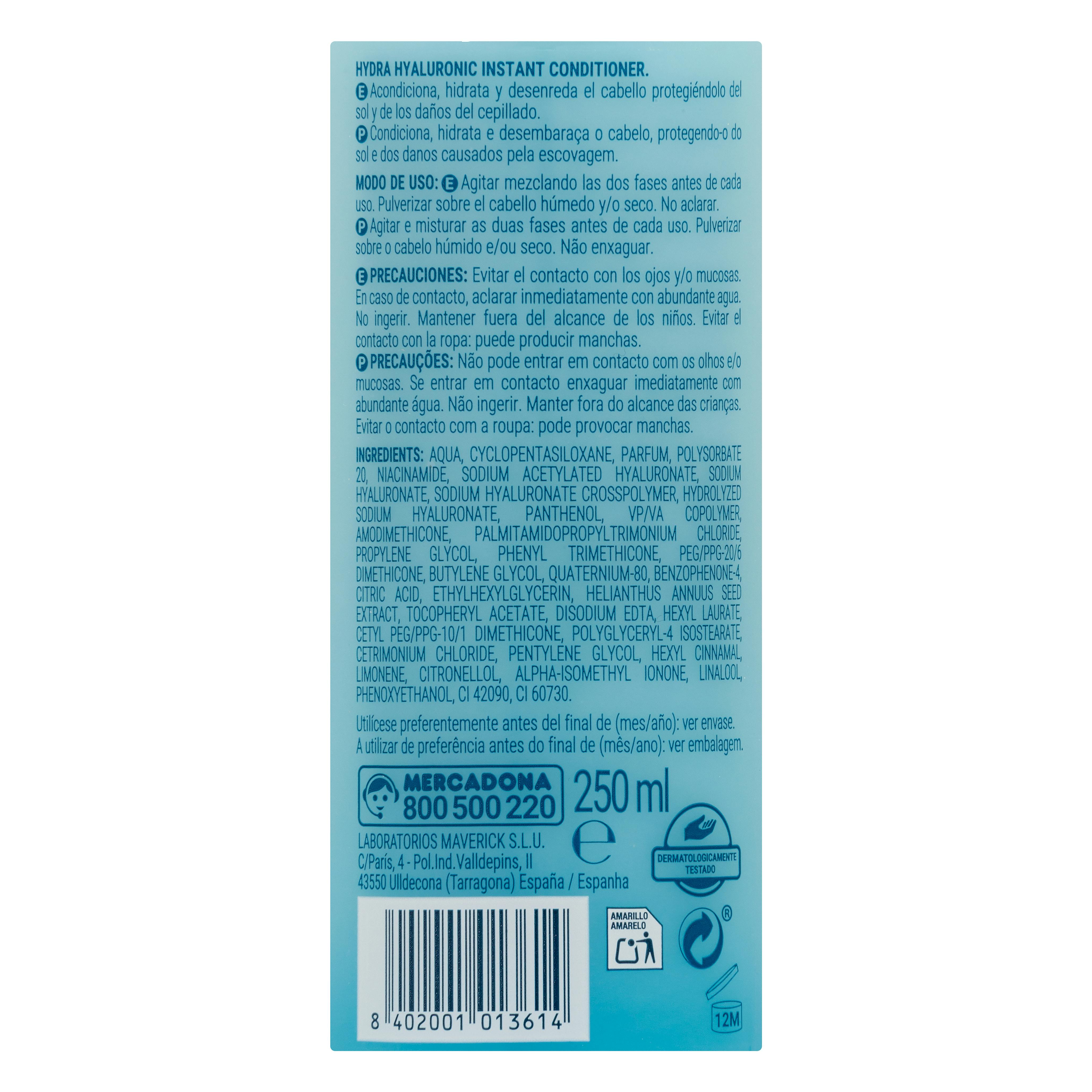 Odżywka Instant w sprayu Hydra Hyaluronic