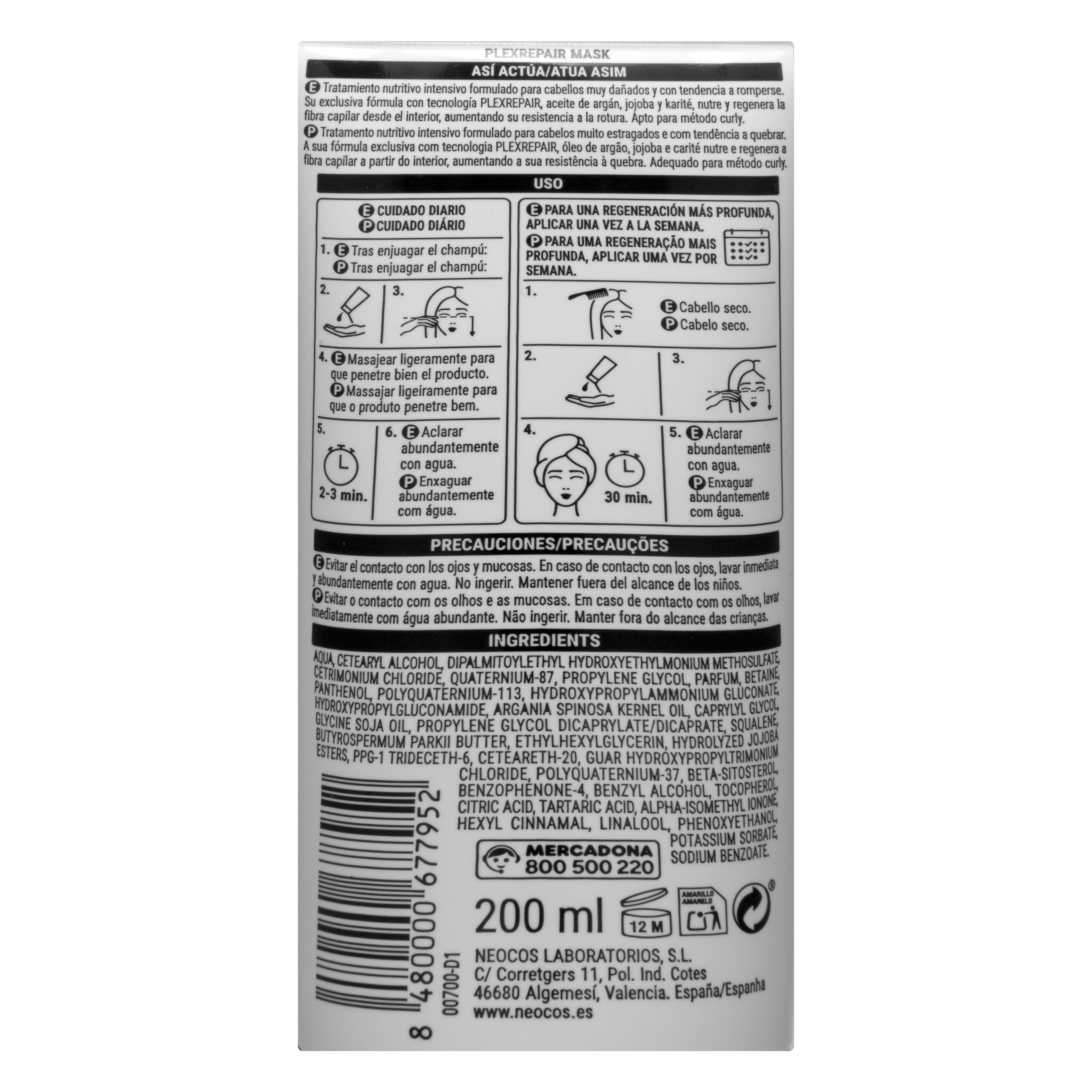 Maska do włosów Plex Repair