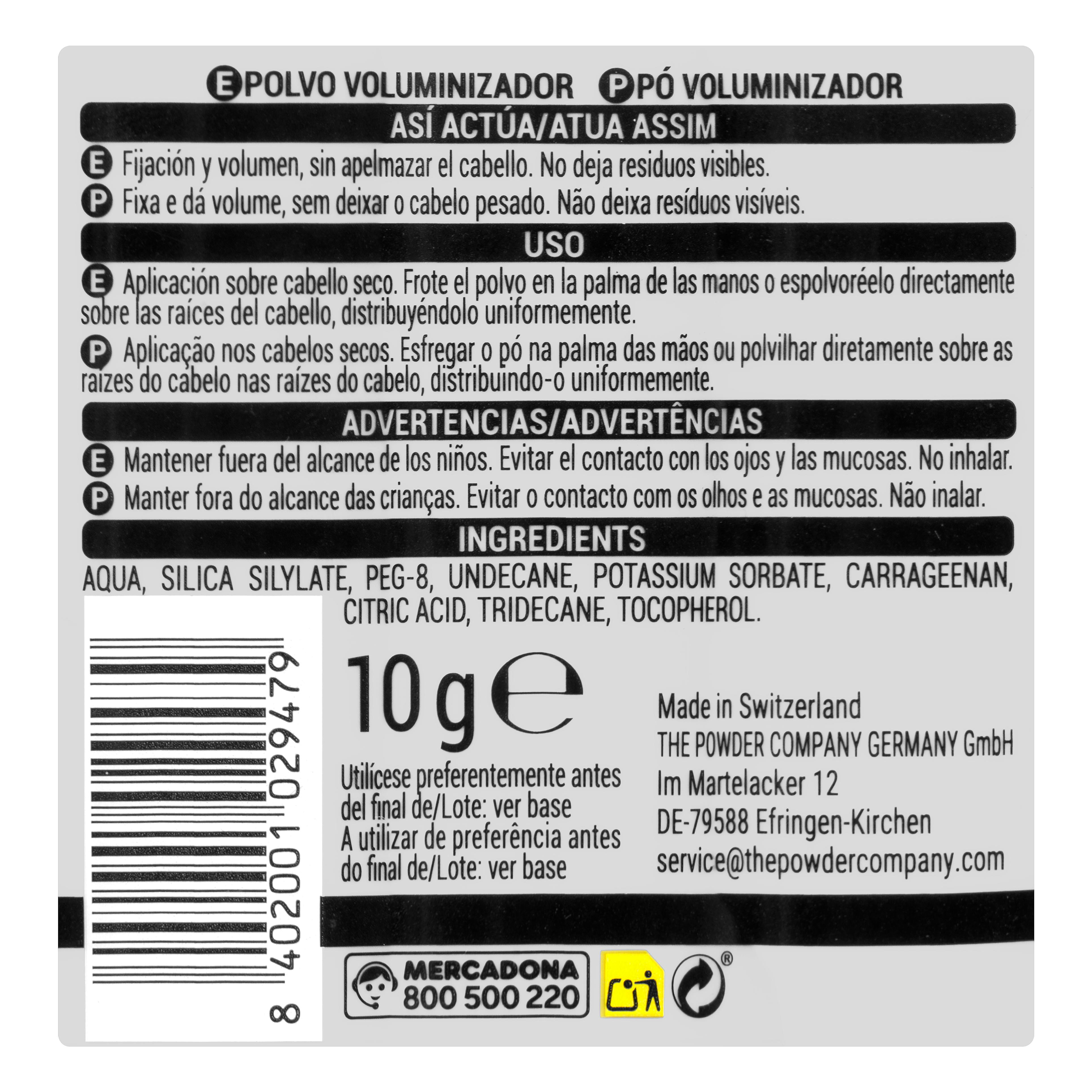 Puder do włosów Volum Fix 4