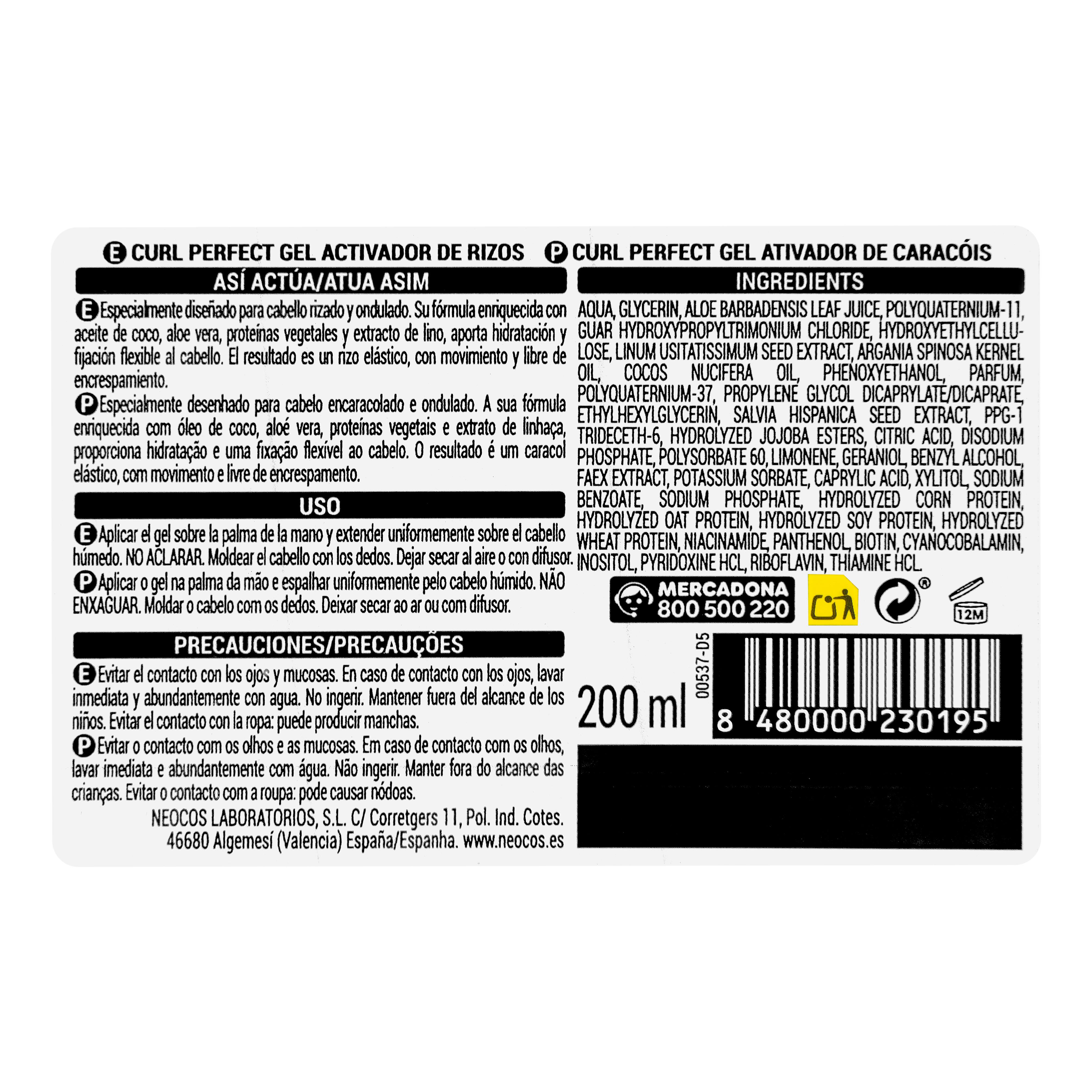 Żel aktywujący loki Curl Perfect