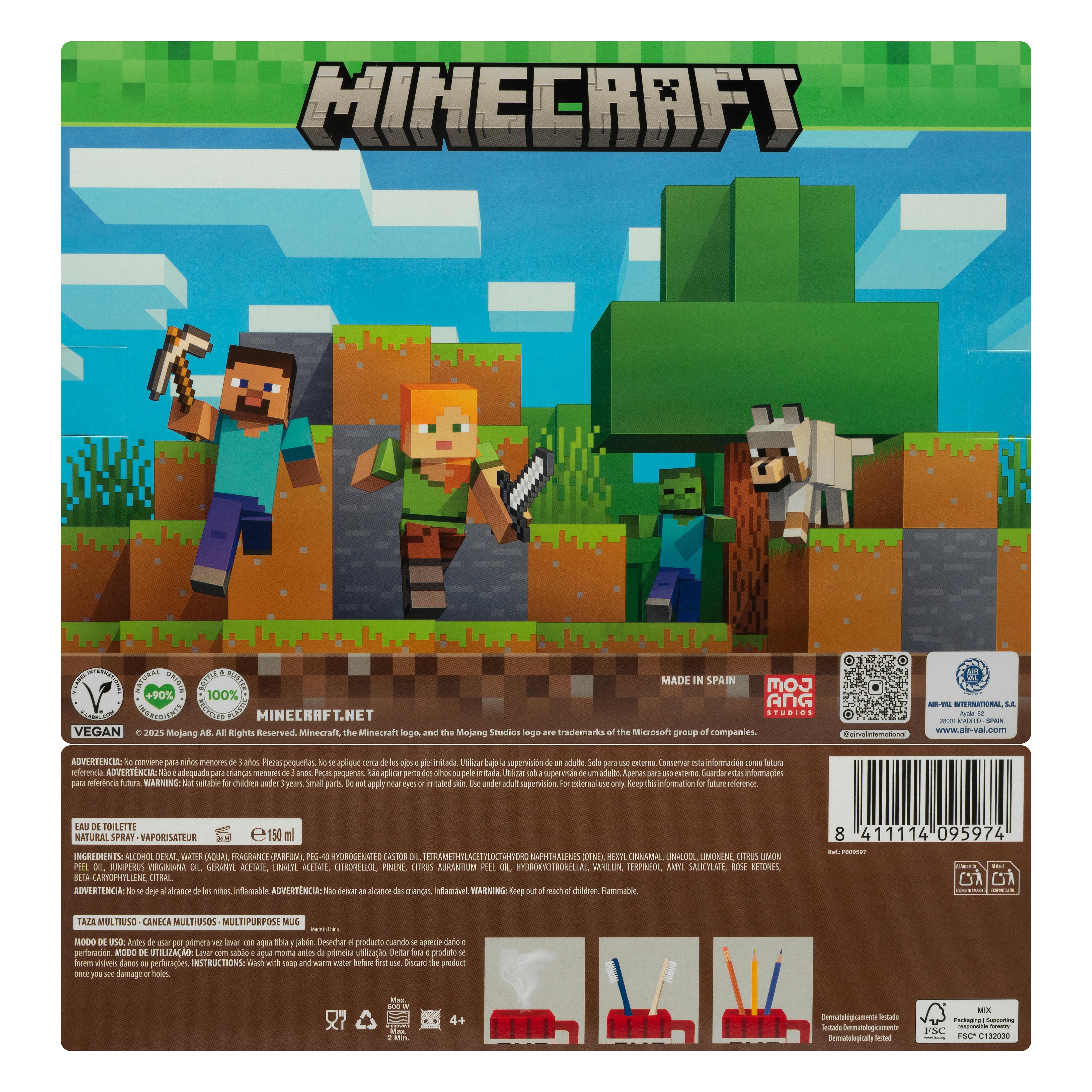 🕹️ Zestaw Minecraft: Eau de Toilette + kubek TNT🧨