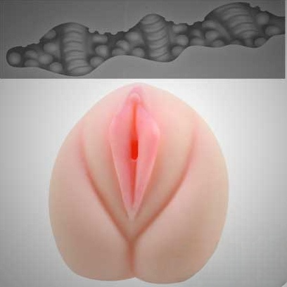 Vagina Shape Open Masturbator Super Soft