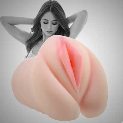 Vagina Shape Open Masturbator Super Soft