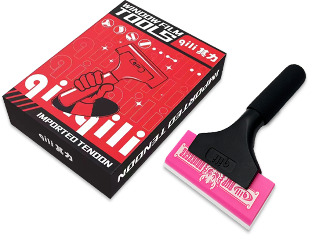 Espátula de vidro com borracha duas durezas 