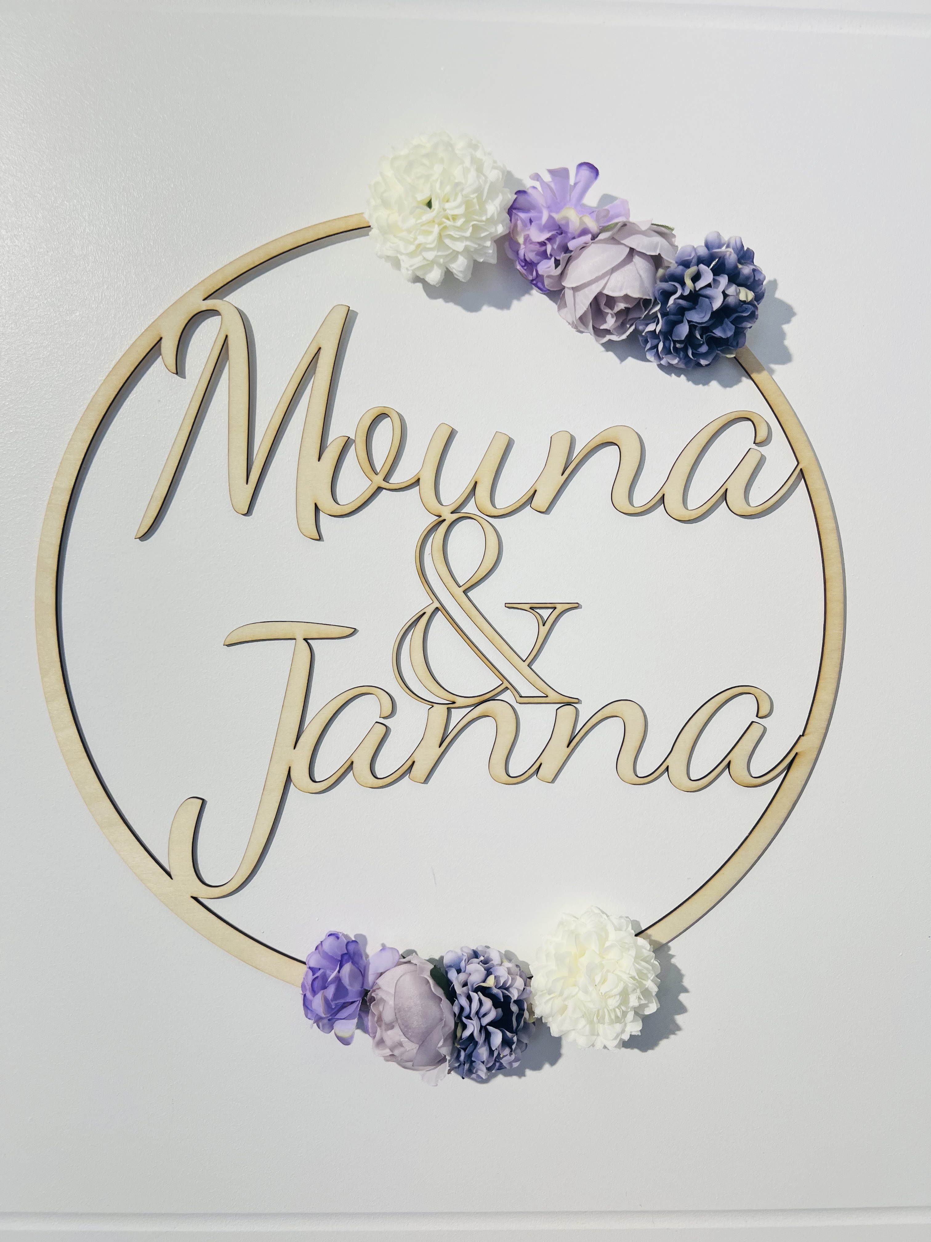 Couronne décorative personnalisée 