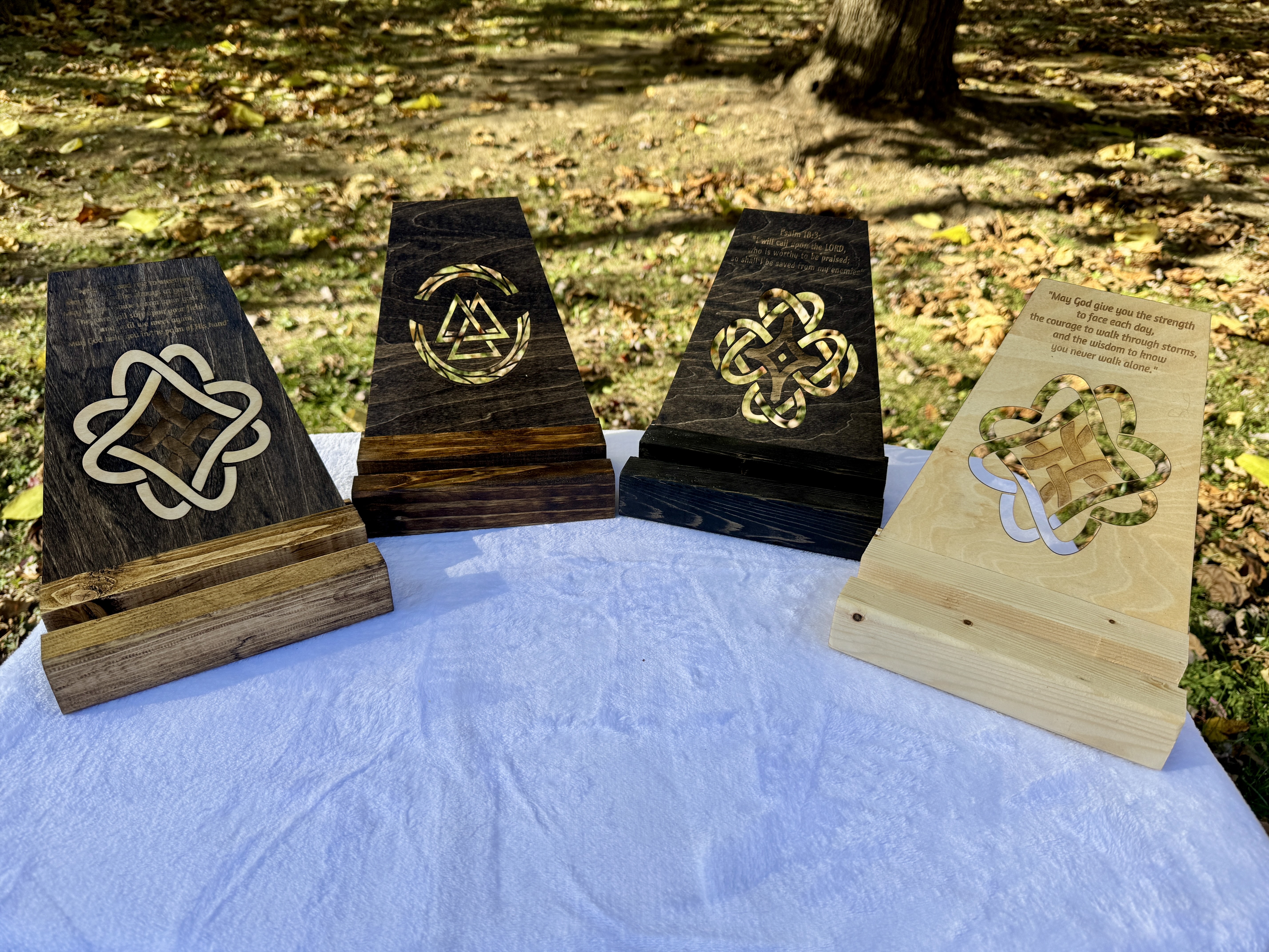 Handcrafted Wooden Phone Stands