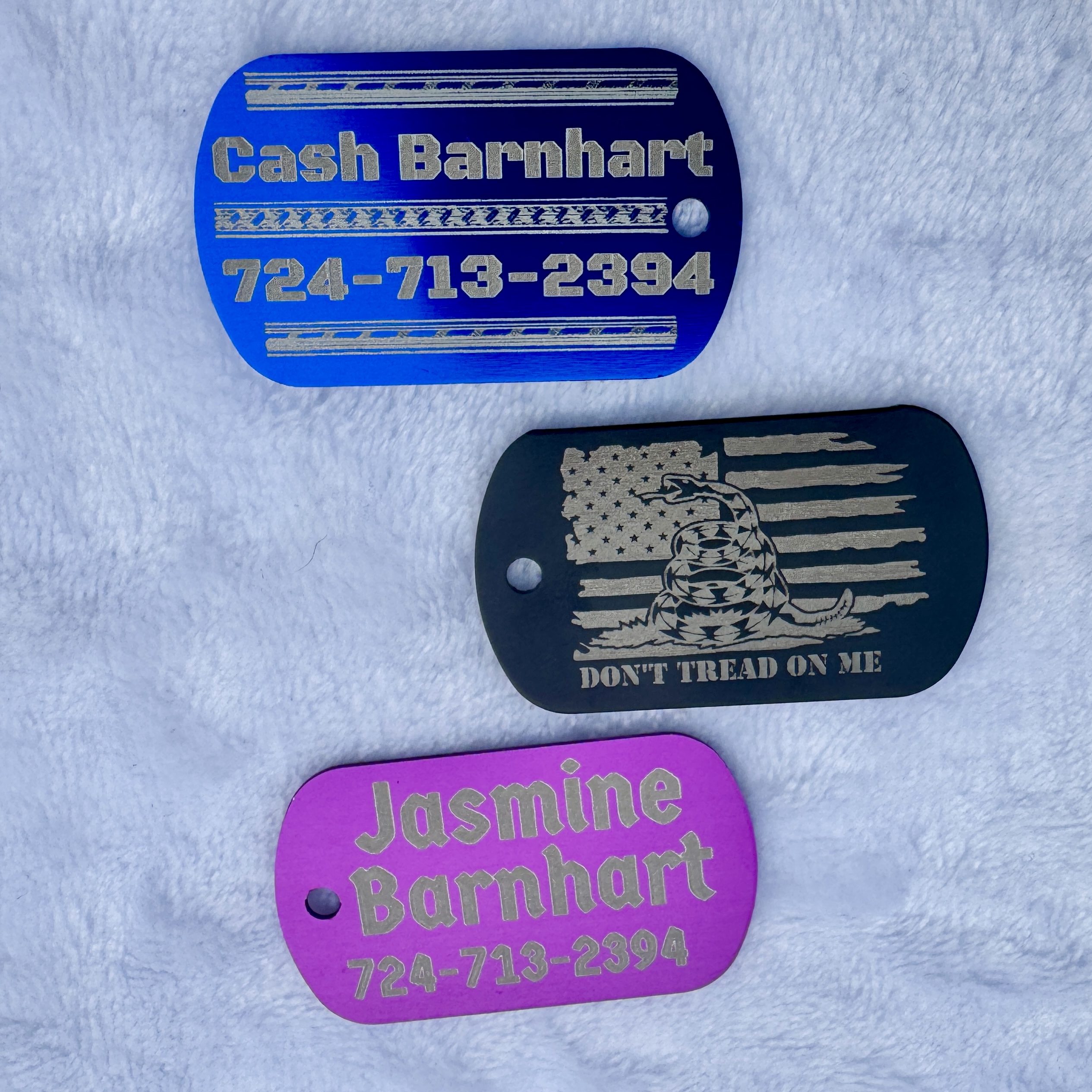 Custom Engraved Dog Tags