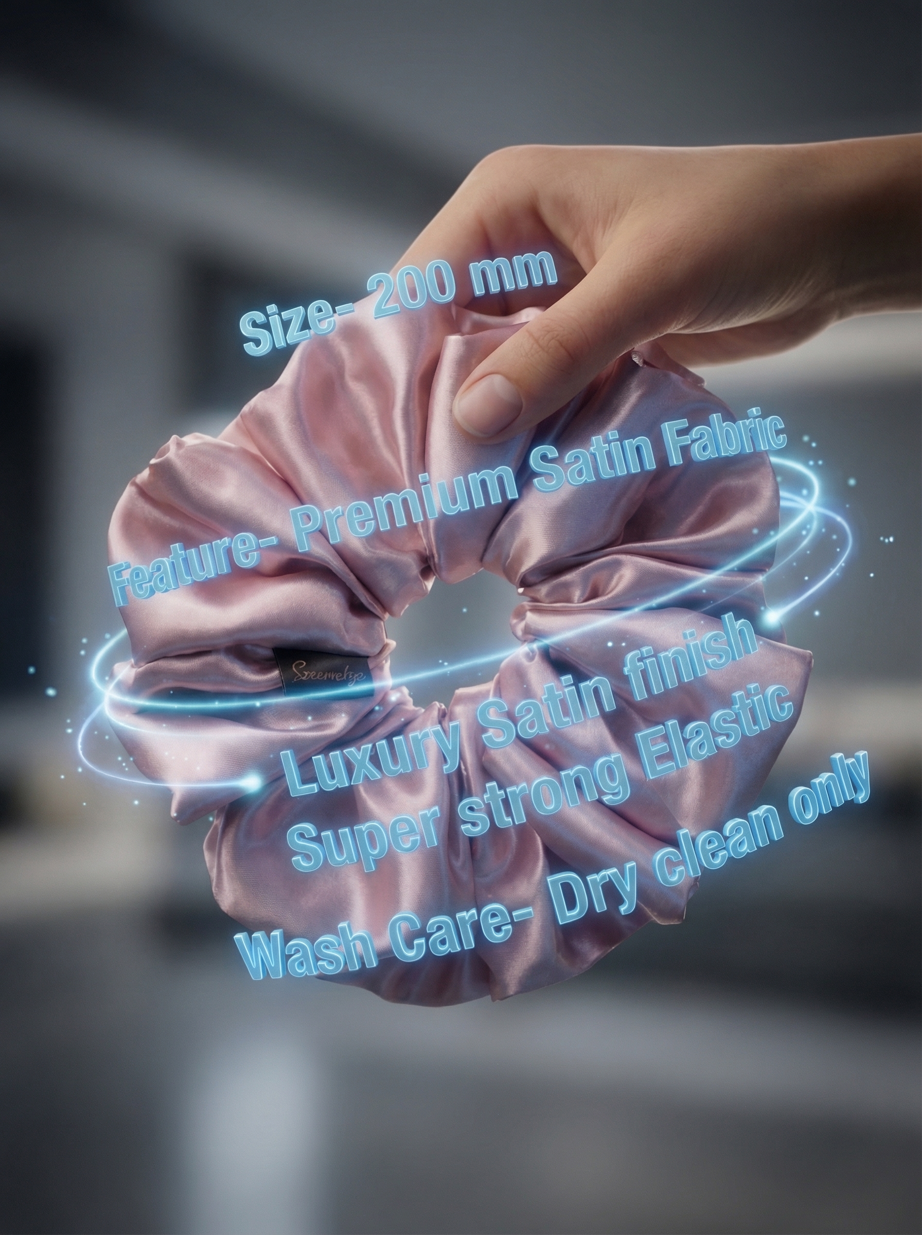 Rosy Large Scrunchie