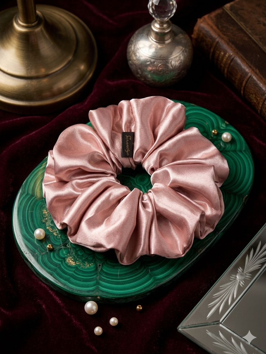 Rosy Large Scrunchie