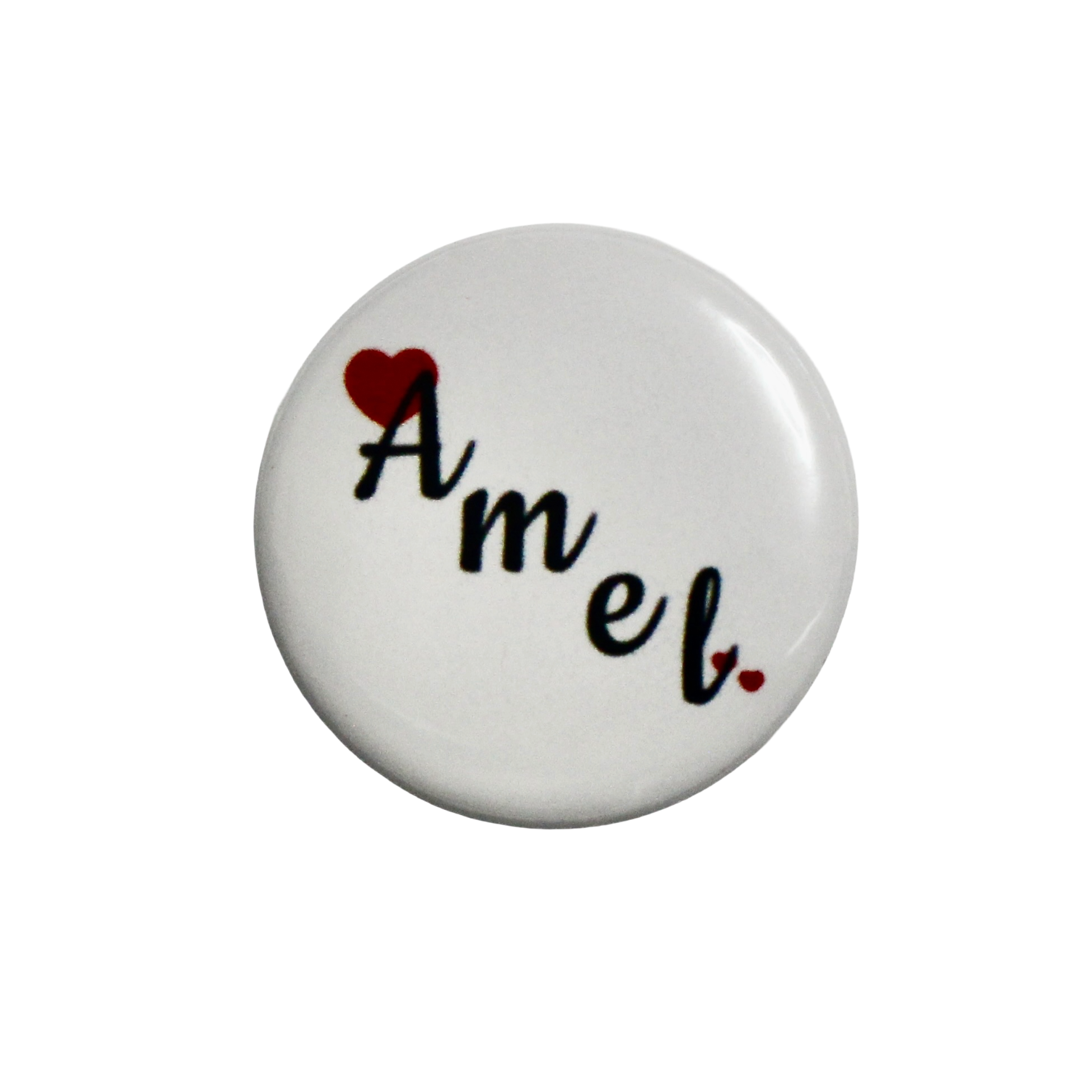 Personalised Badge Hearts - Diagonal