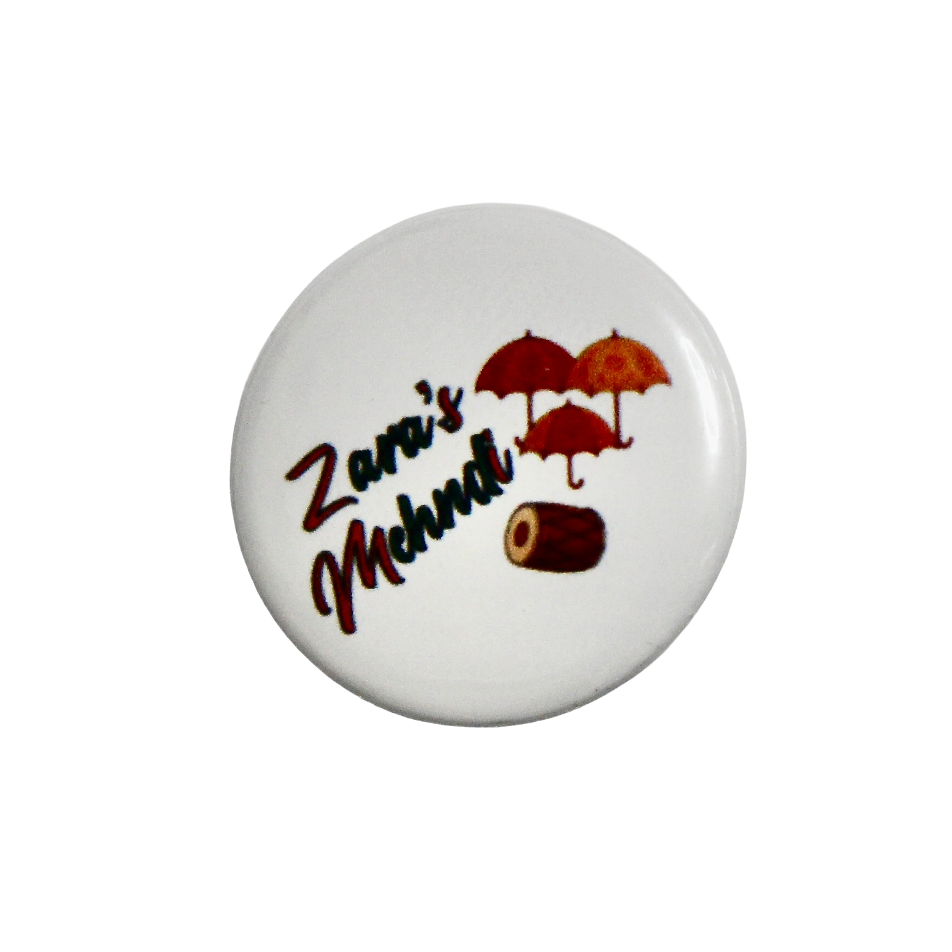 Girl's Mehndi Personalised Badge