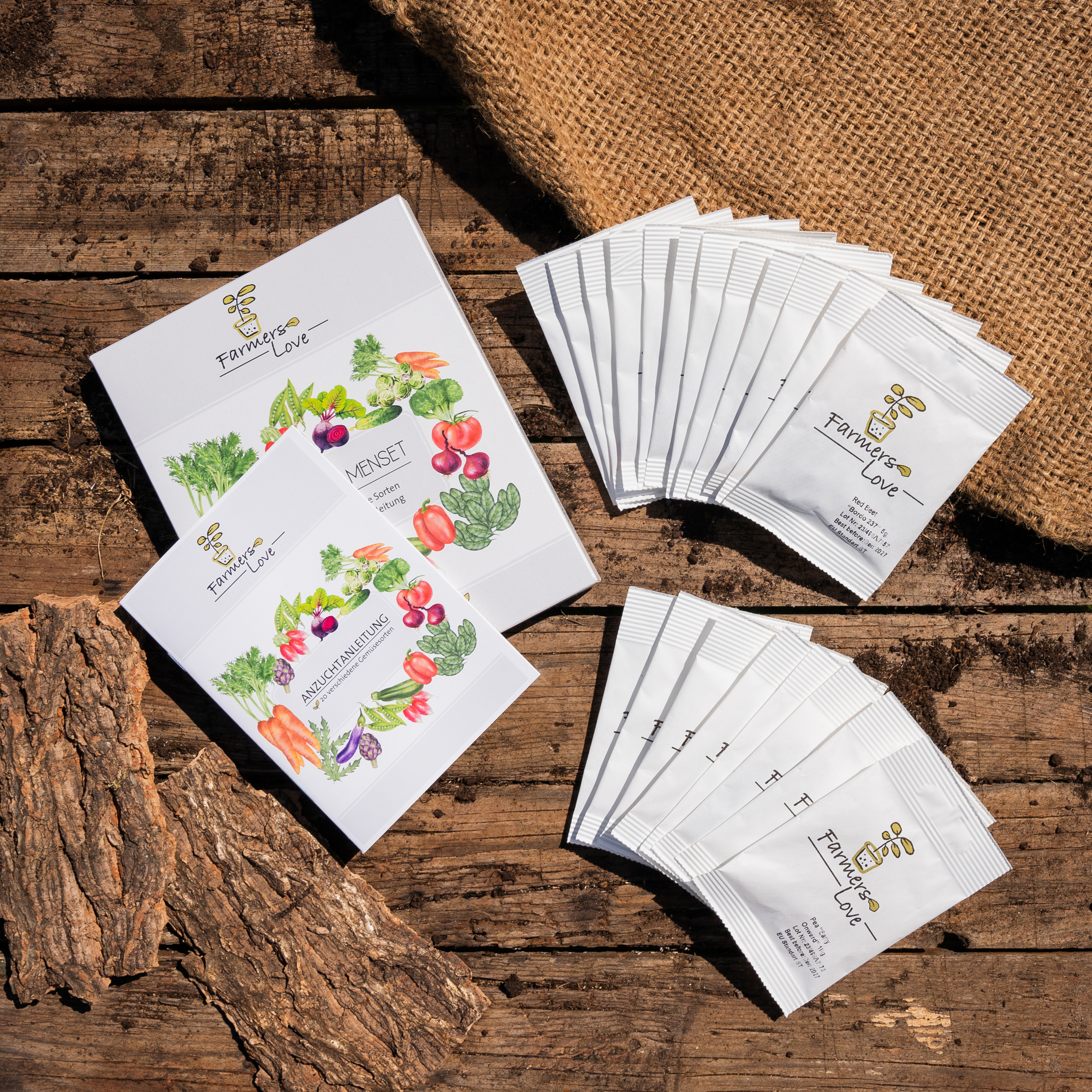 Daržovių sėklų rinkinys – Mini Box (20 vnt.)