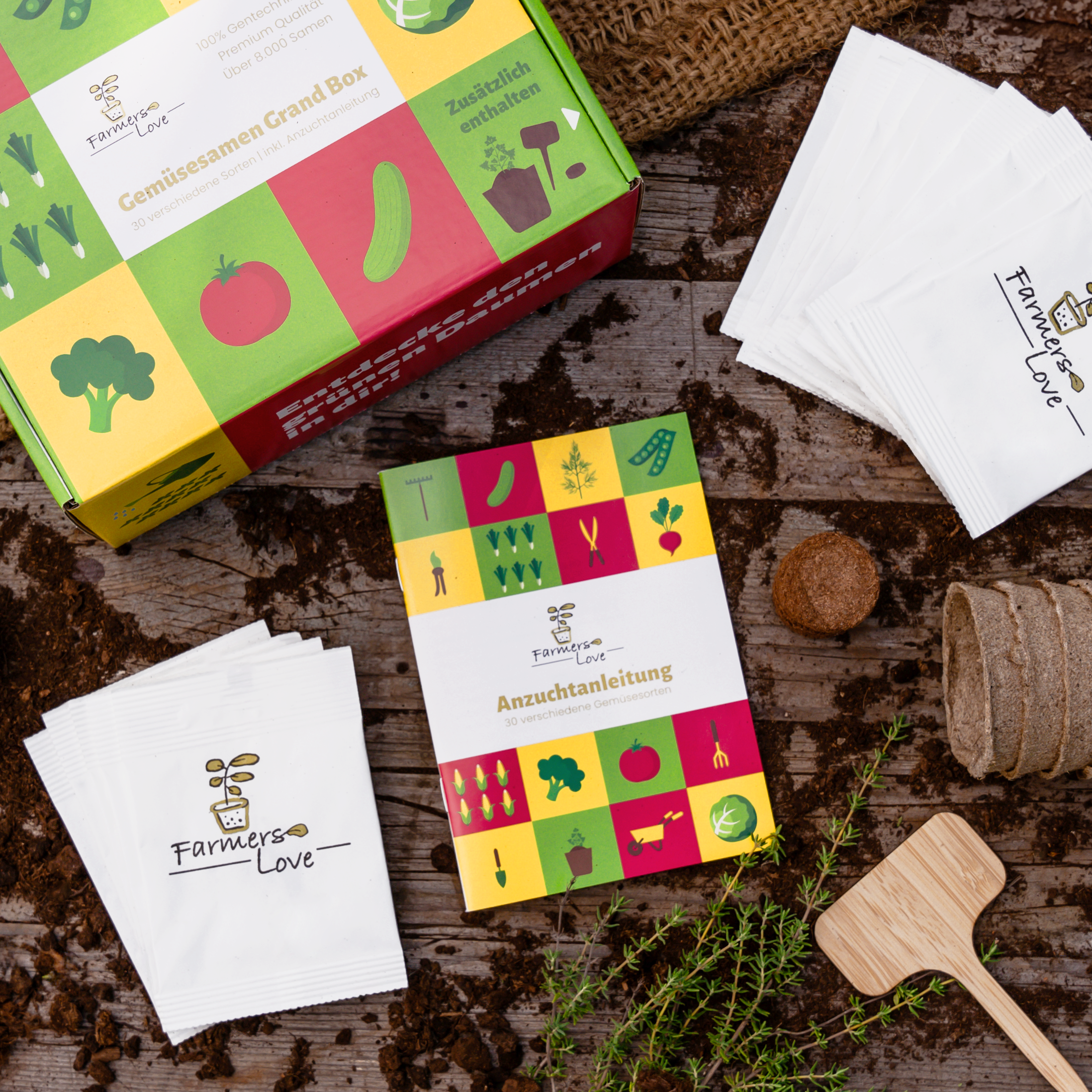 Daržovių sėklų rinkinys – Grand Box (30 vnt.)