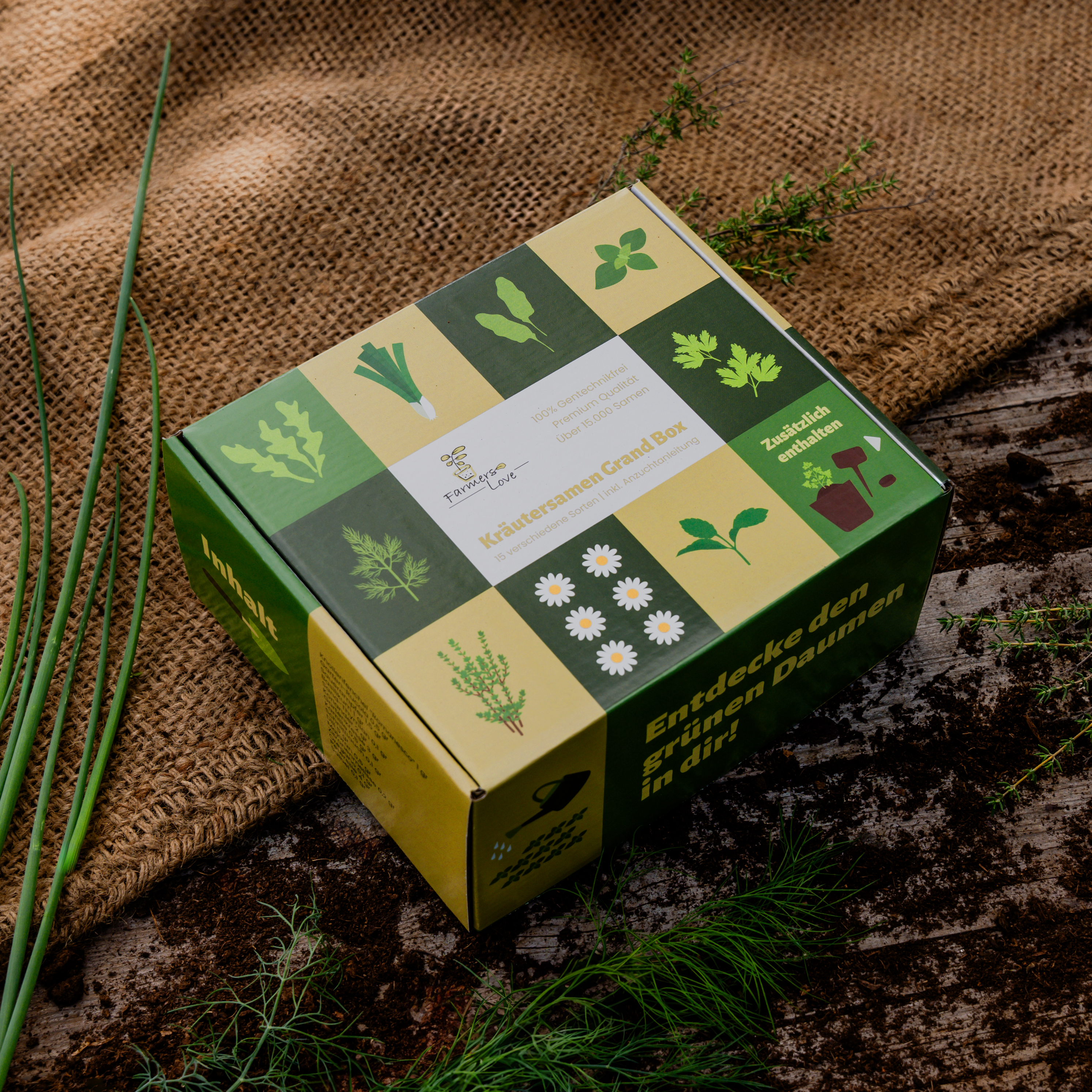 Žolelių sėklų rinkinys – Grand Box (15 vnt.)