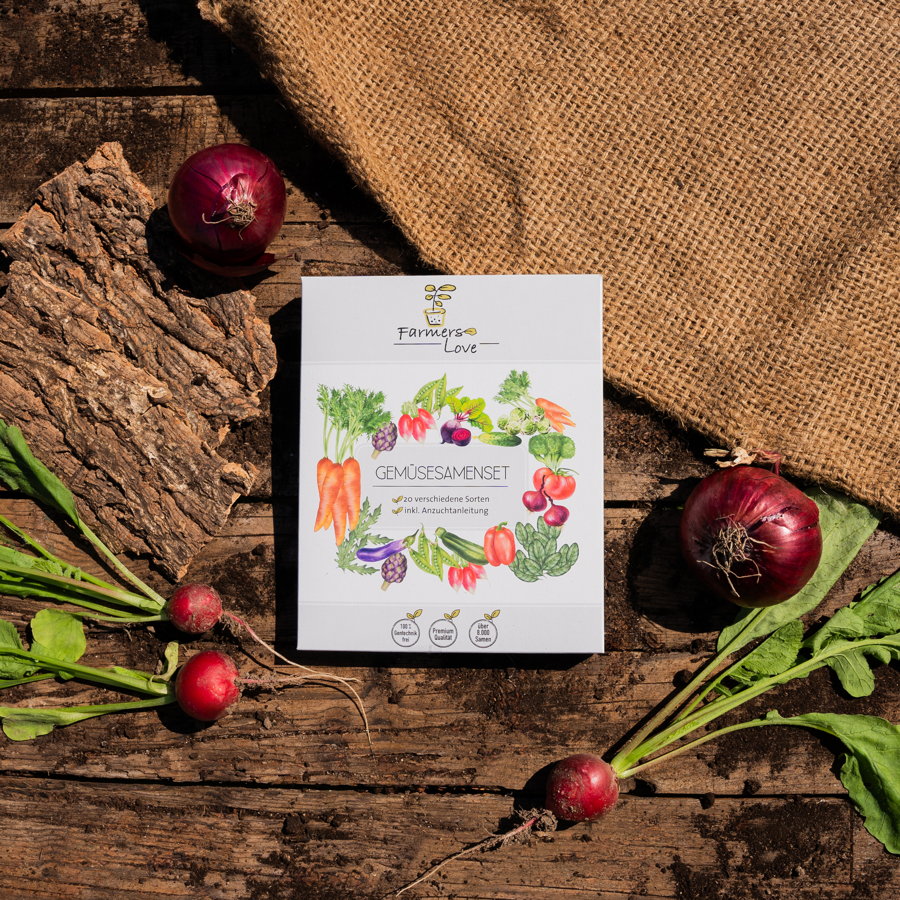 Daržovių sėklų rinkinys – Mini Box (20 vnt.)