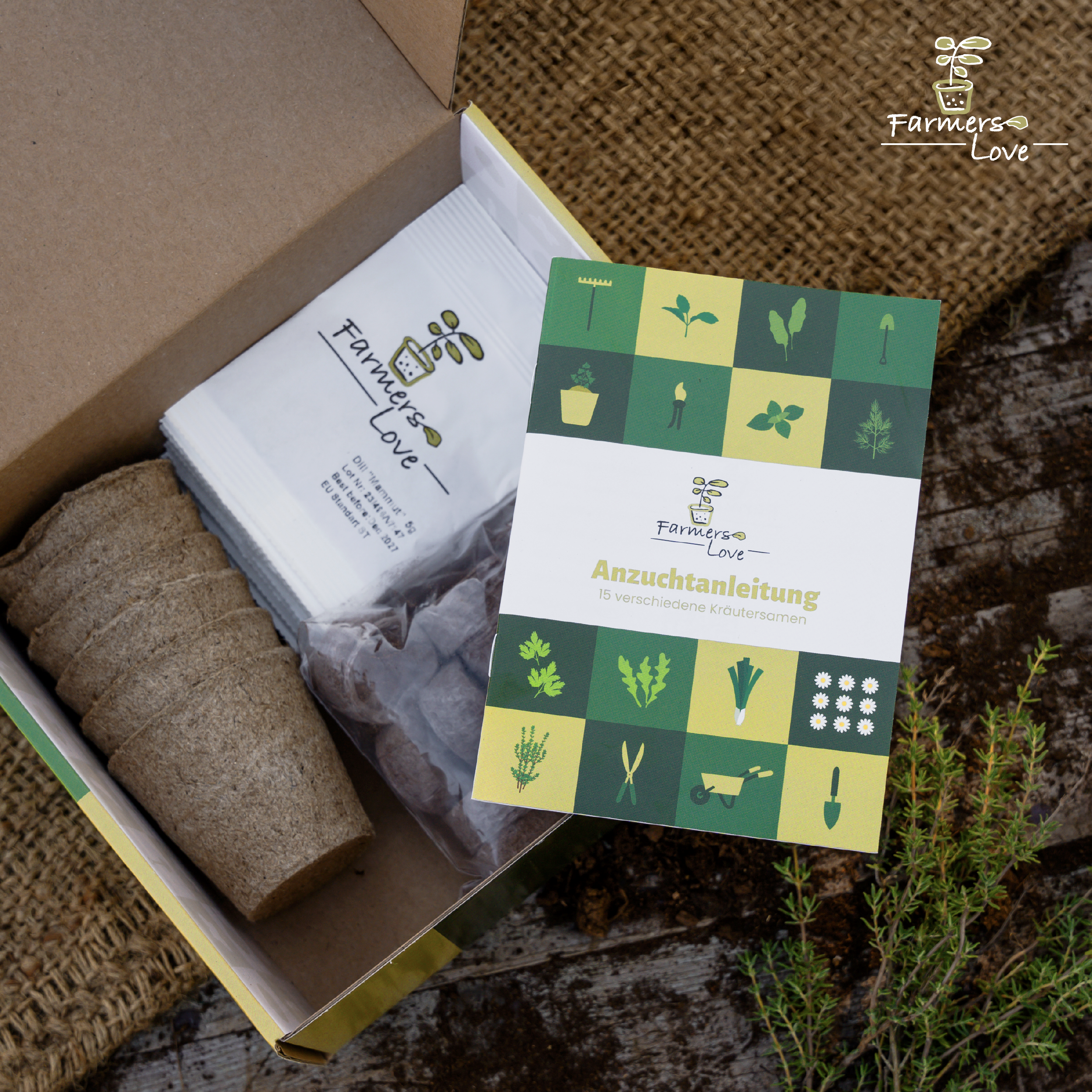 Žolelių sėklų rinkinys – Grand Box (15 vnt.)