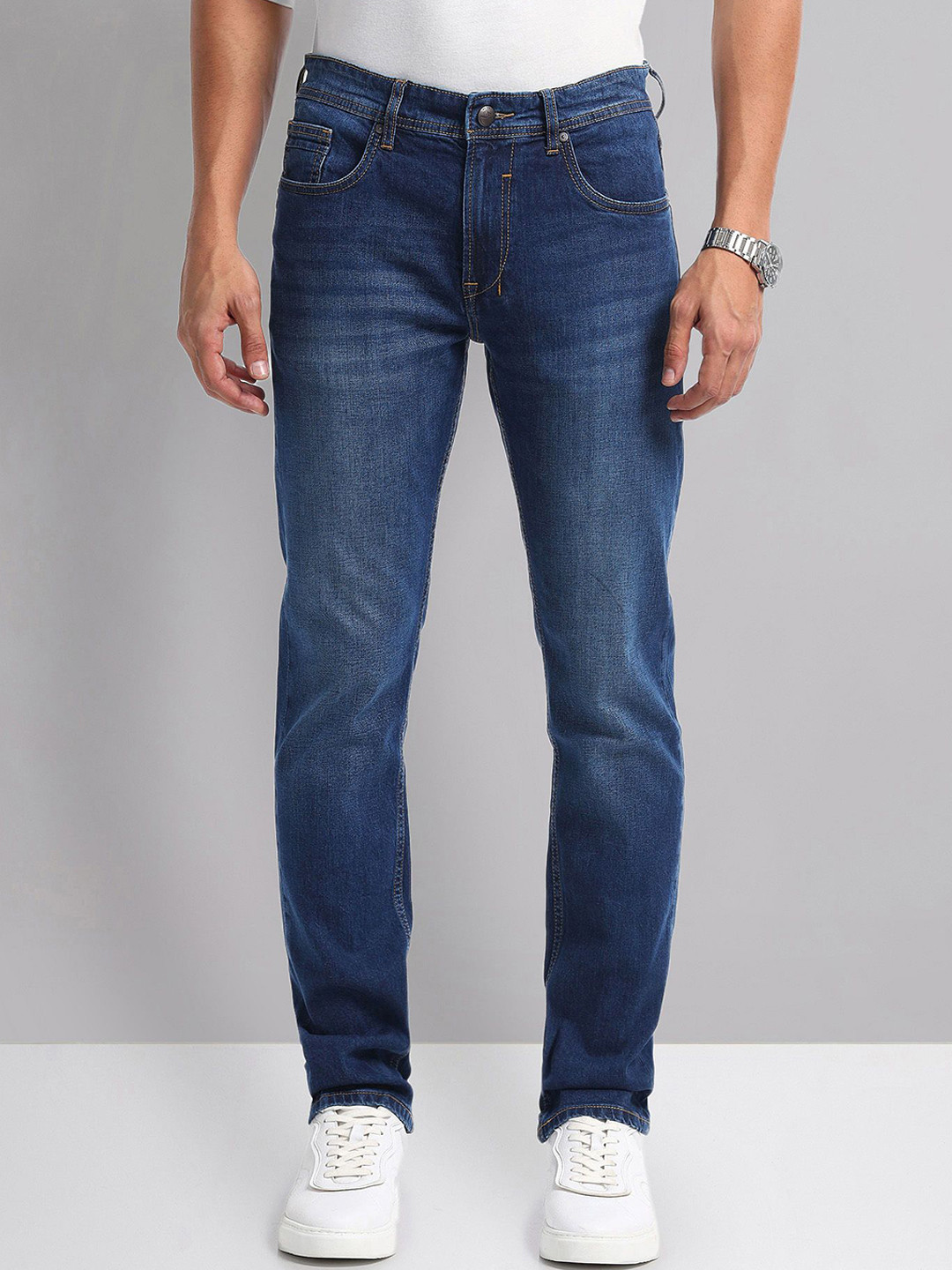 Men's Slim Fit Blue Jeans