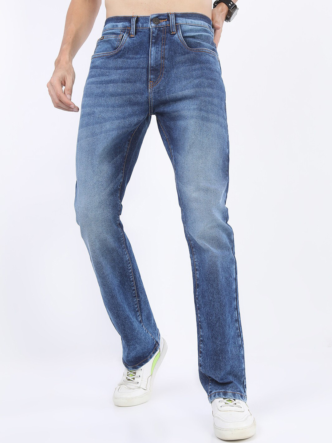 Men's Slim Fit Blue Jeans