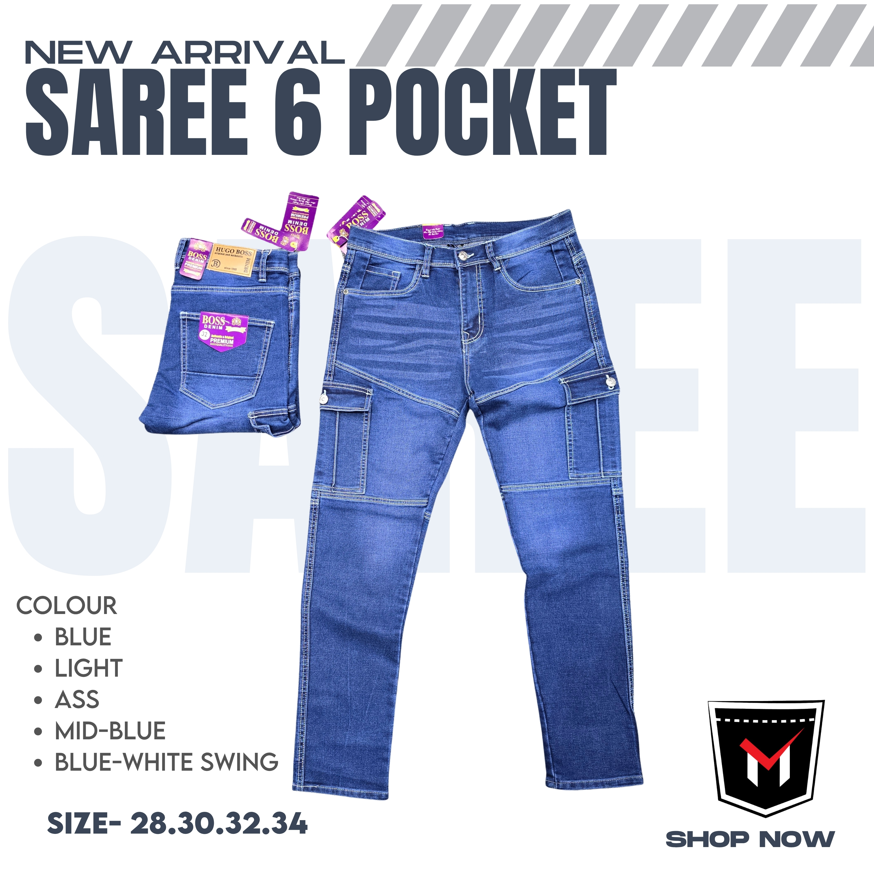 Saree 6 pocket