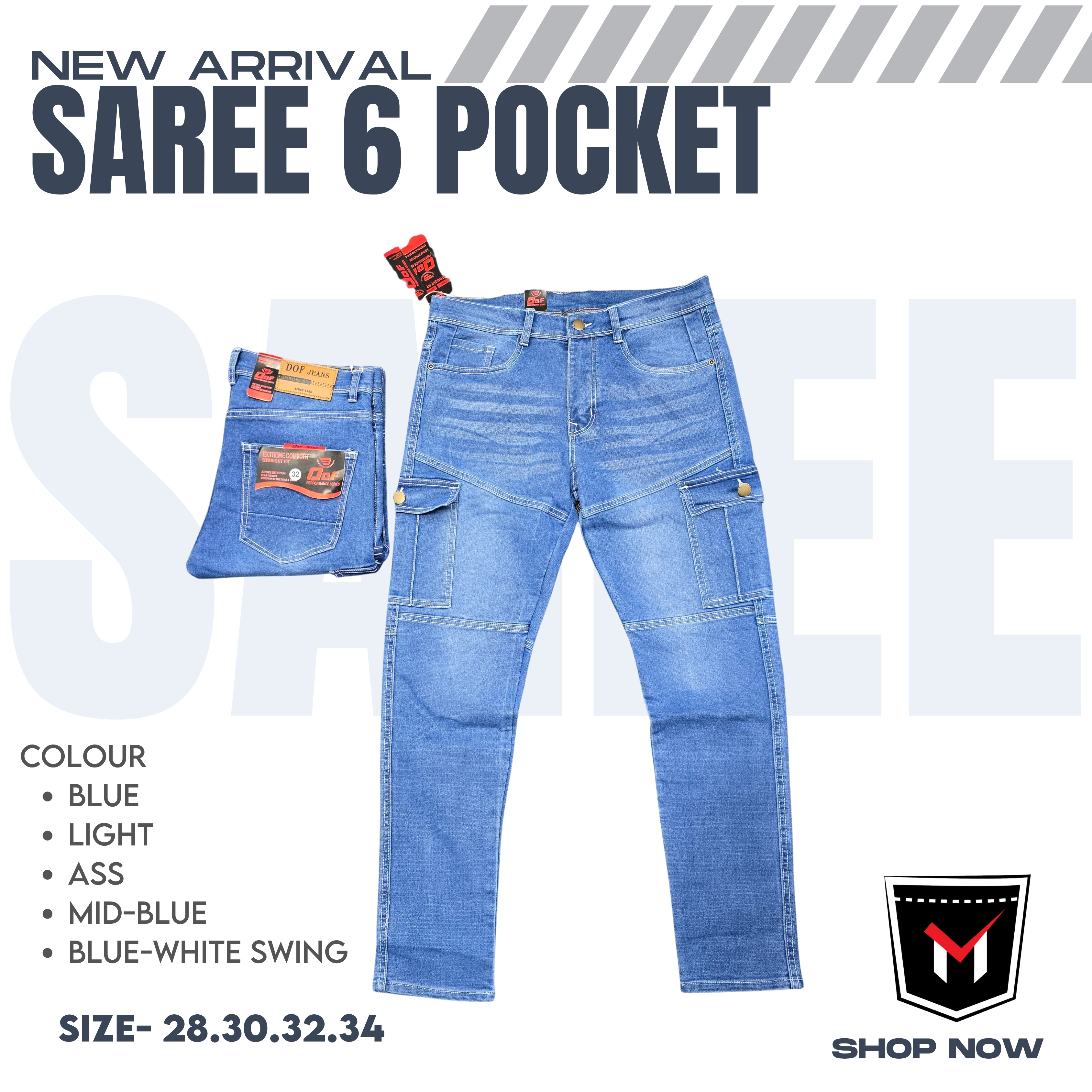 Saree 6 pocket