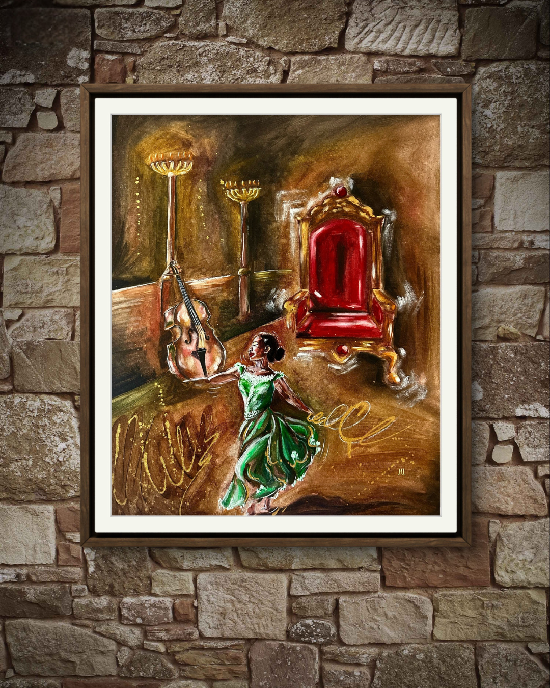 Danse Devant Le Trône - Tirage d'art