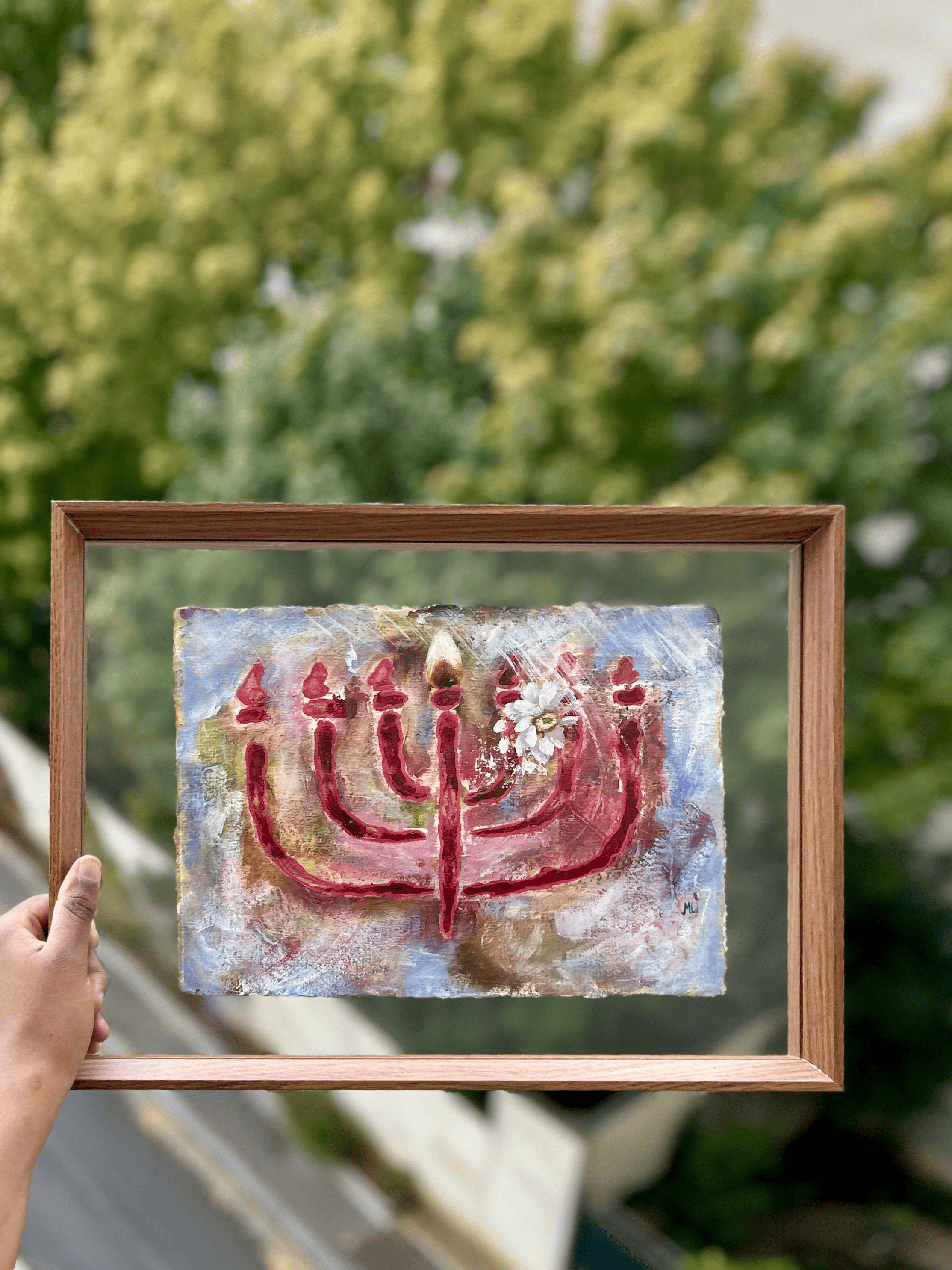 Hiver - Fenêtre sur la Lumière - Tirage d'art